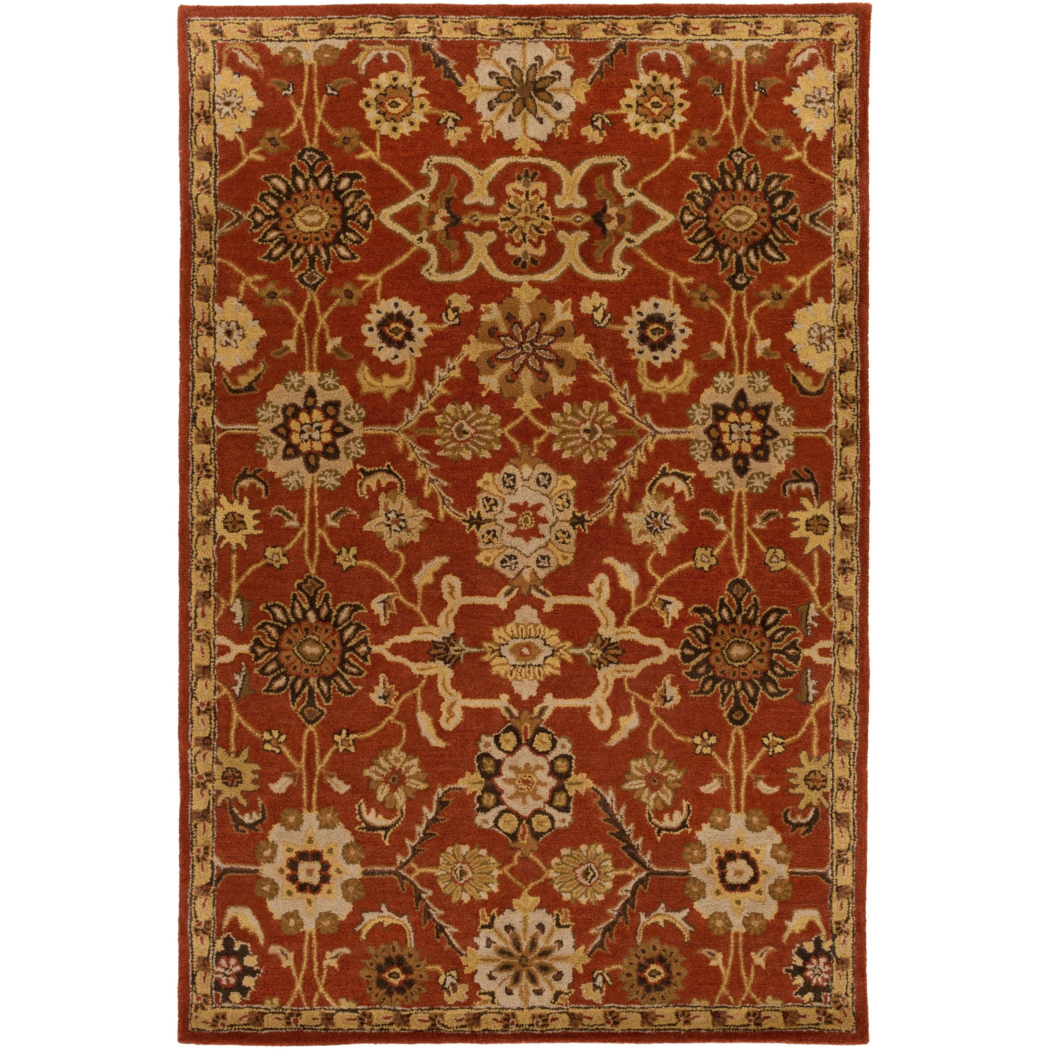 Hand-Tufted Dreux Floral Wool Rug
