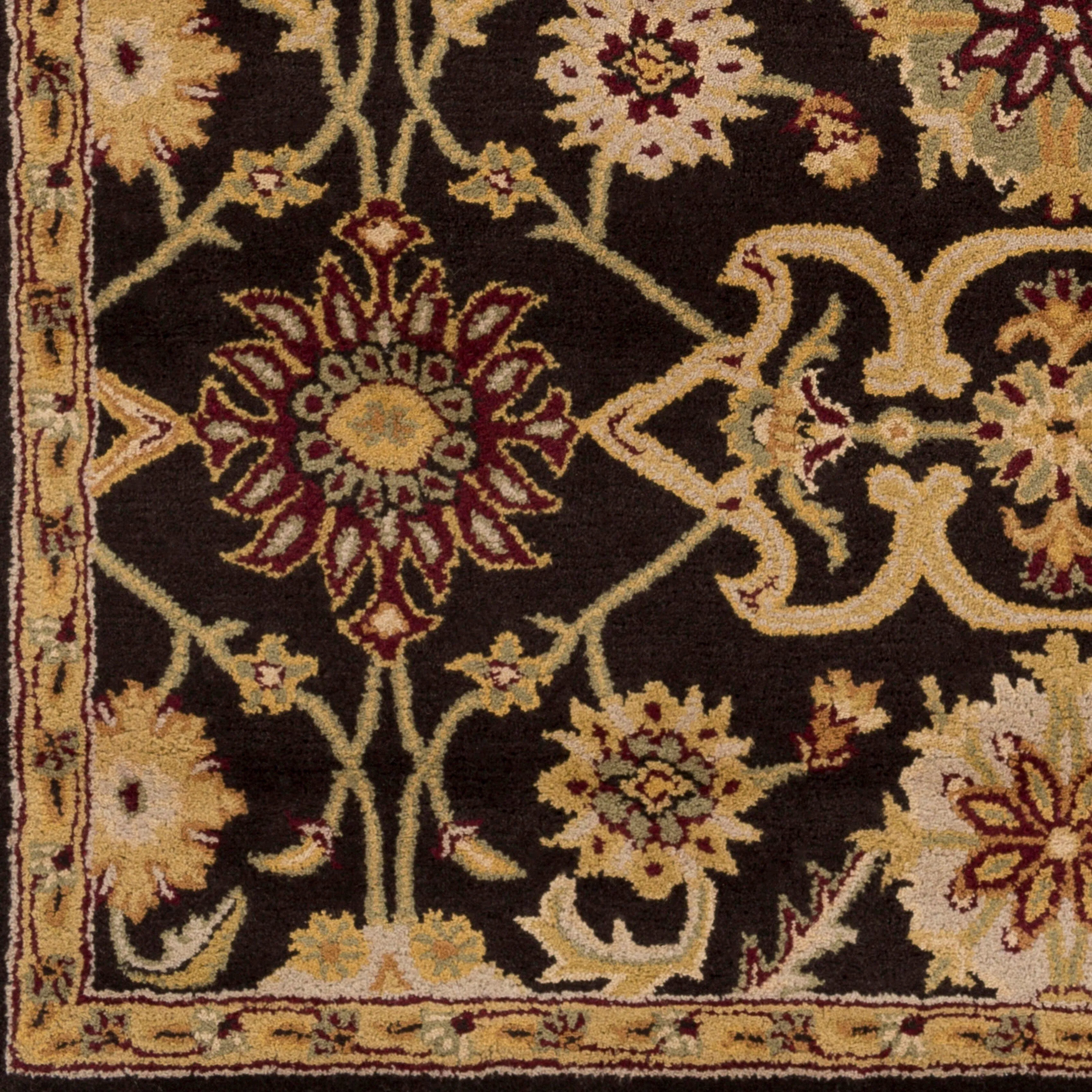Hand-Tufted Dreux Floral Wool Rug