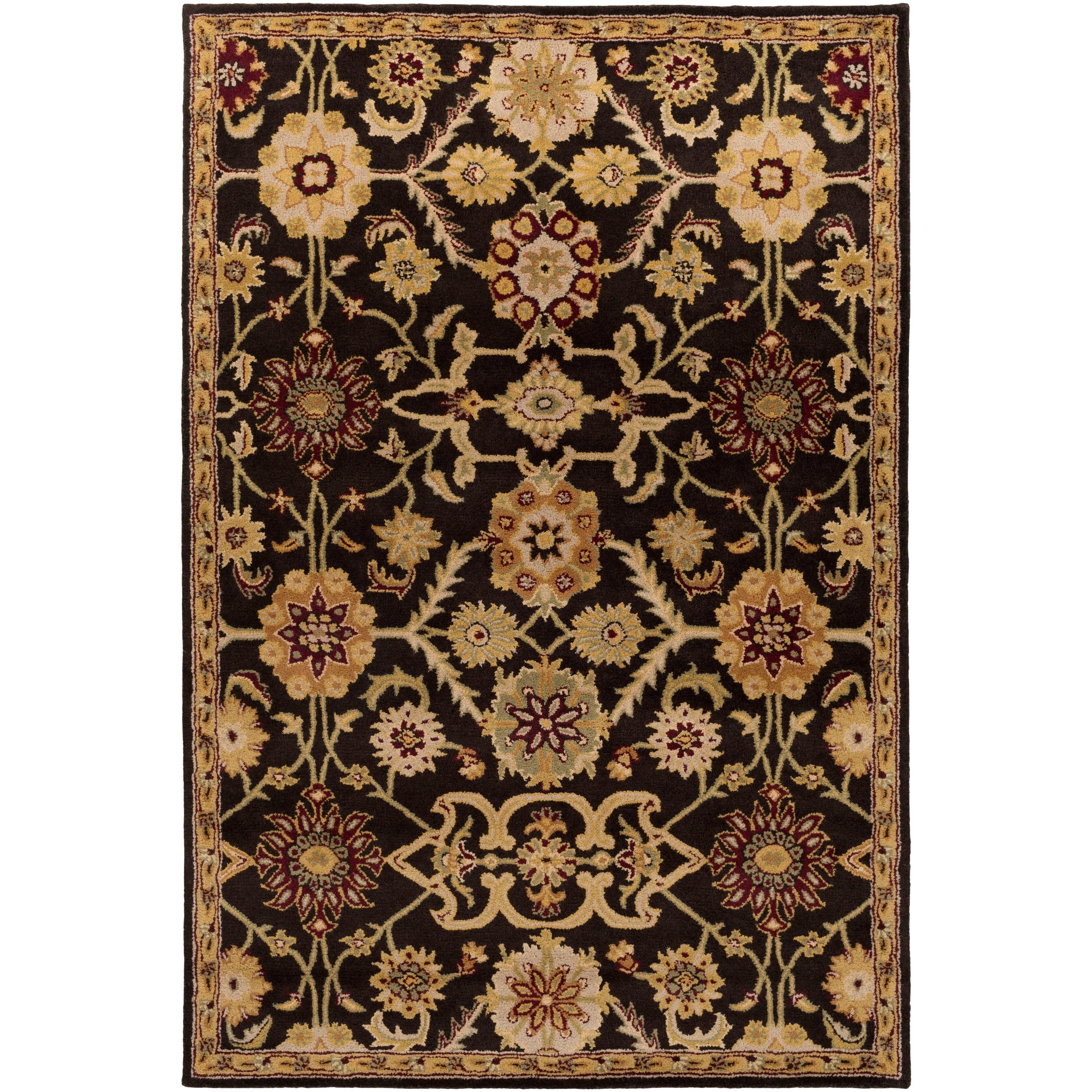 Hand-Tufted Dreux Floral Wool Rug