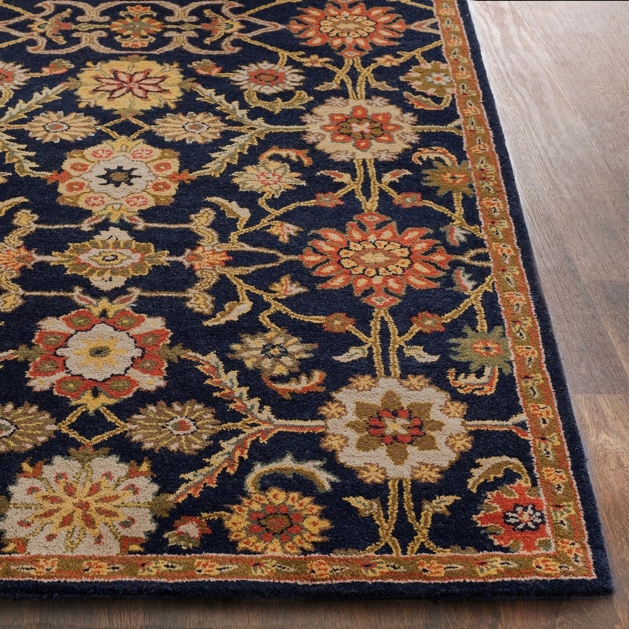 Hand-Tufted Dreux Floral Wool Rug