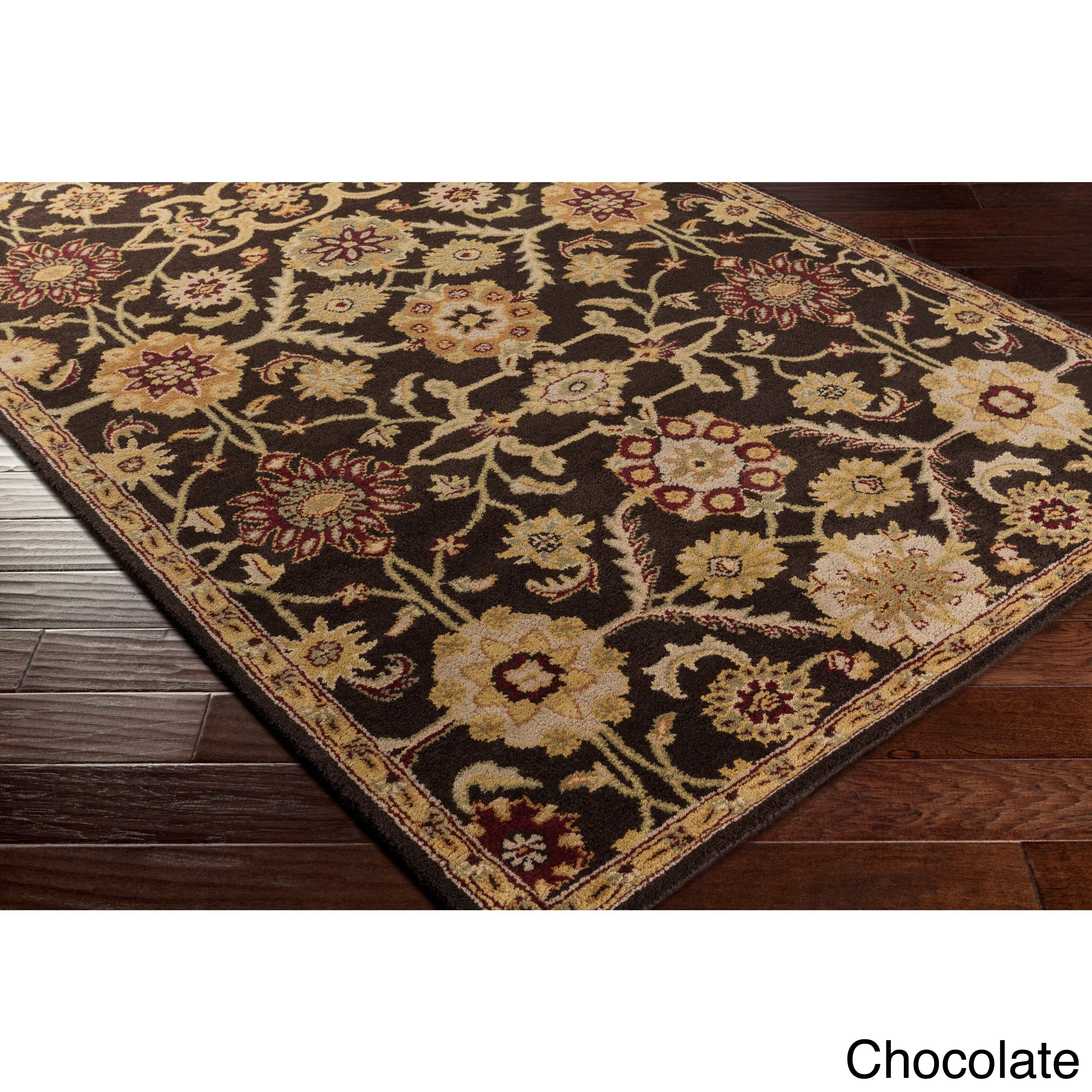 Hand-Tufted Dreux Floral Wool Rug