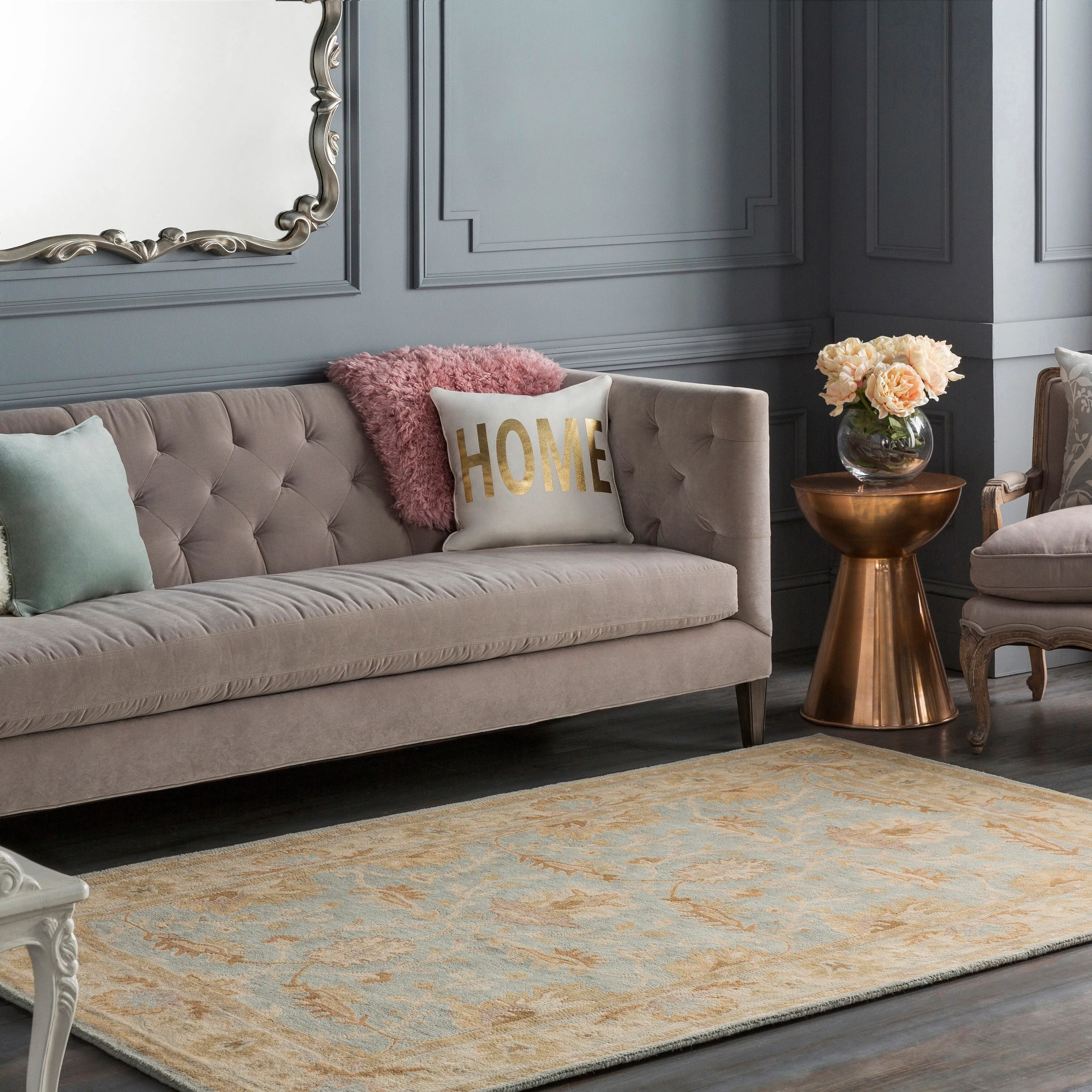 Hand-Tufted Telford Moroccan Trellis Wool Rug