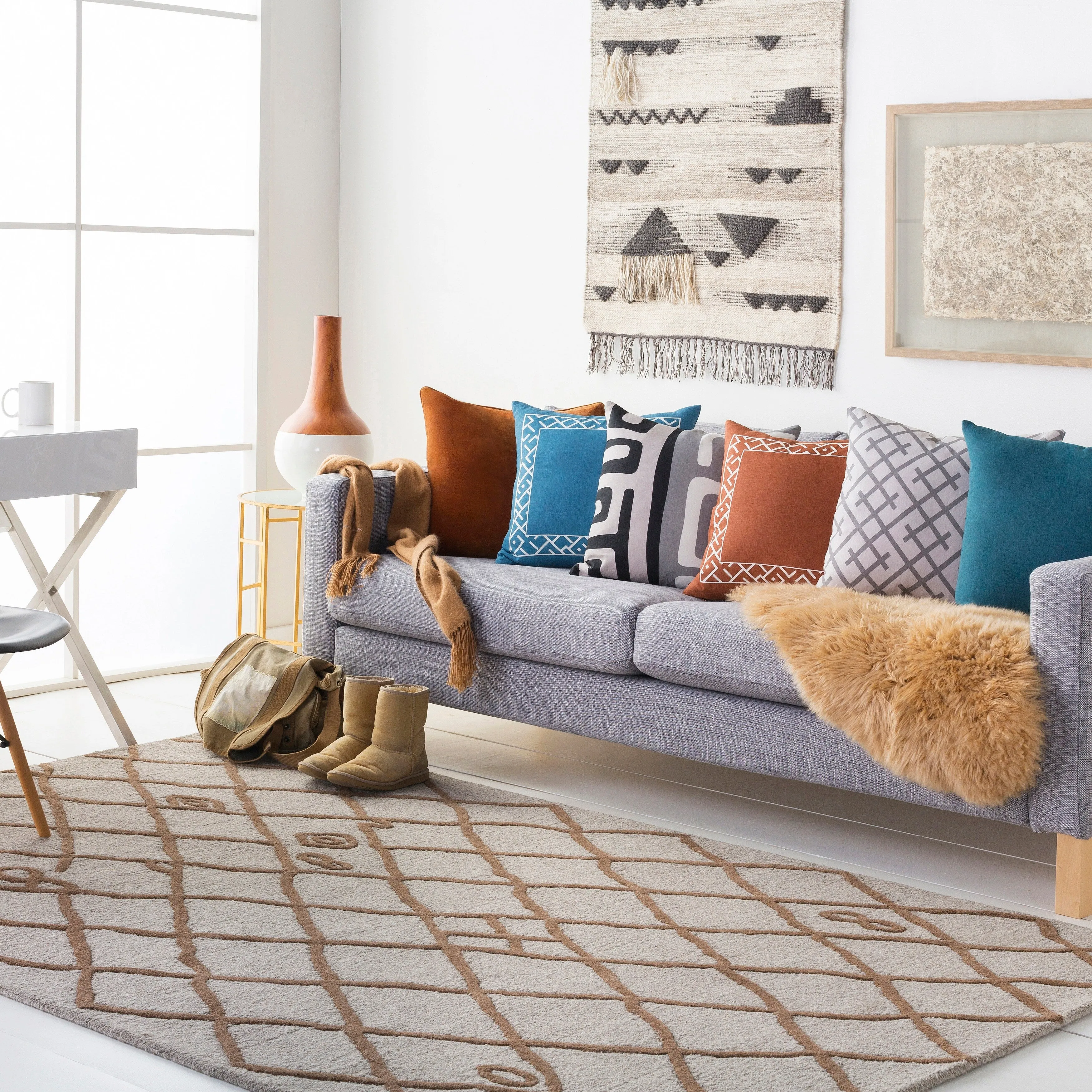 Hand-Tufted Tully Wool Rug