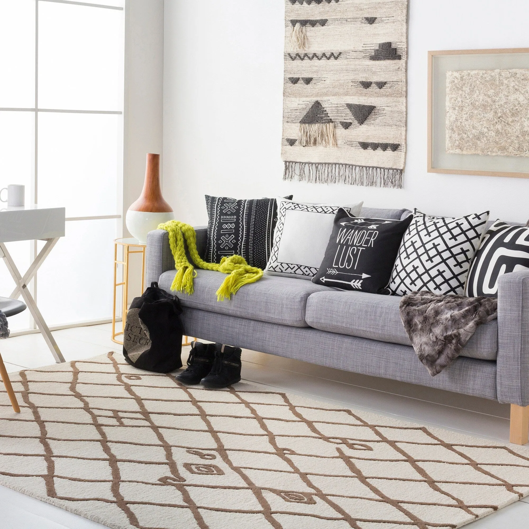 Hand-Tufted Tully Wool Rug