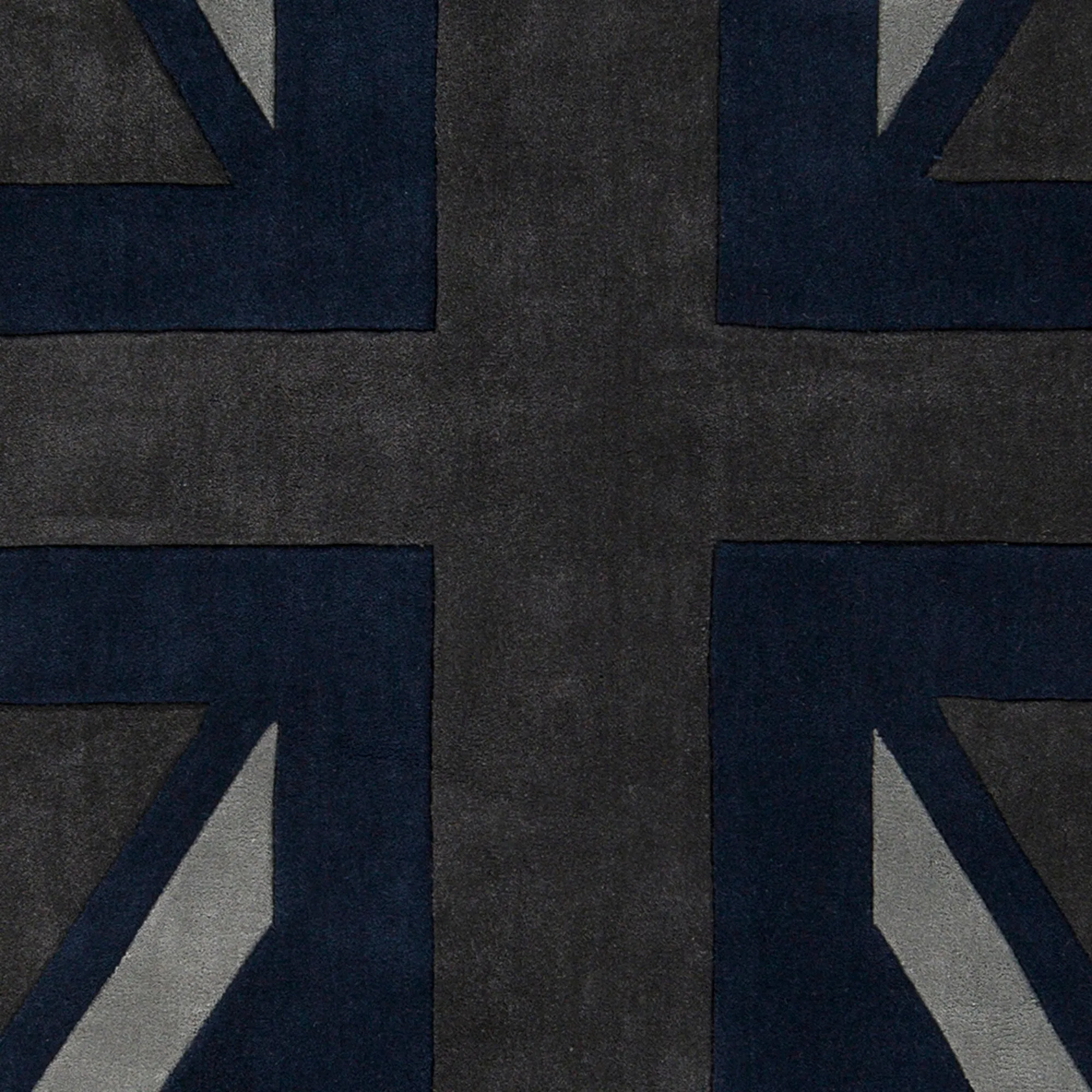 Hand-tufted Union Jack Novelty Contemporary Accent Area Rug