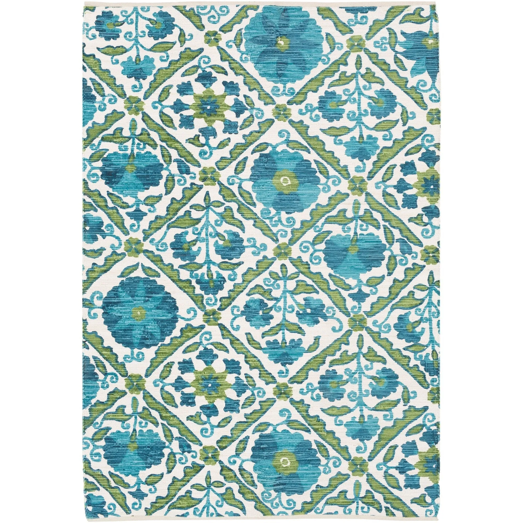 Hand-Woven Rodeo Cotton Rug