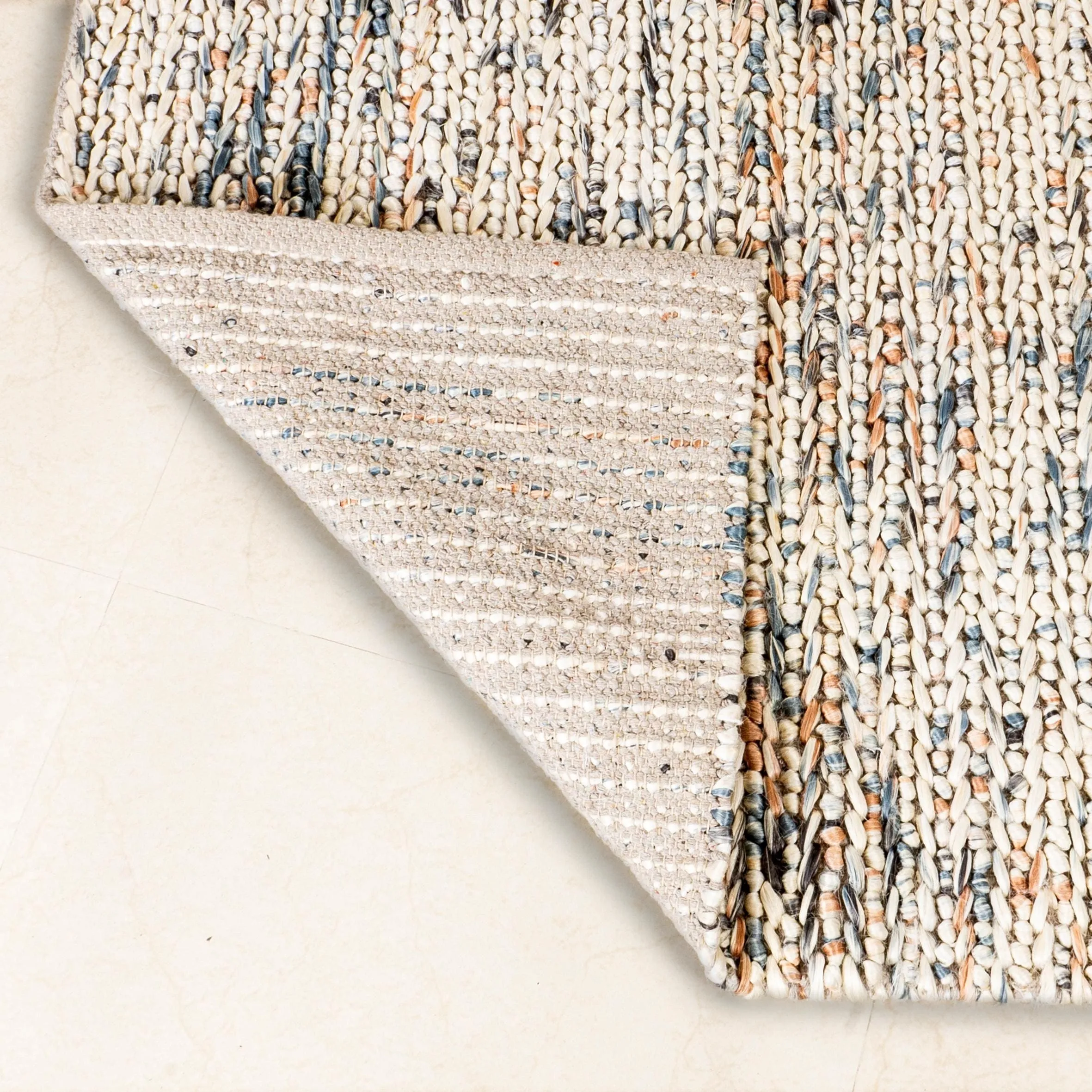 Handmade Brown/Grey Zohra Natural Flatwoven Bohemian Jute Area Rug
