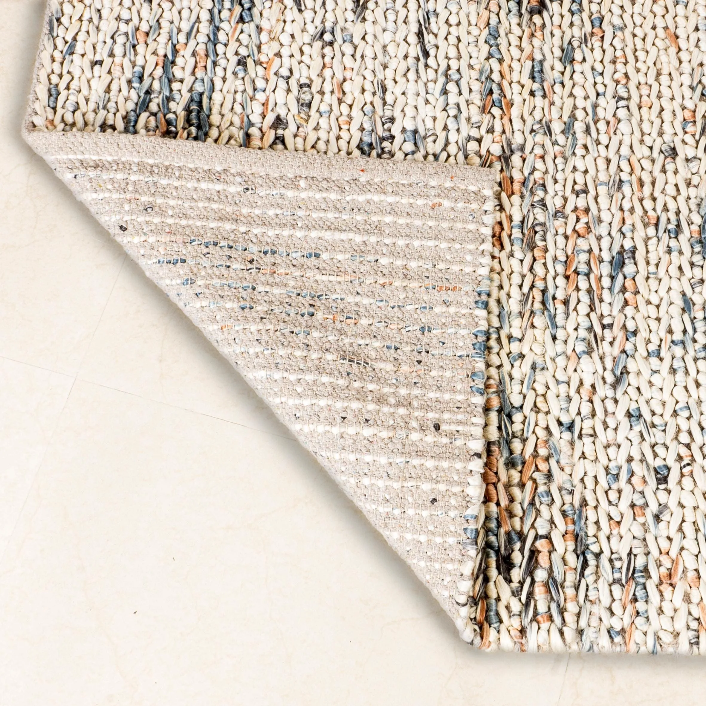 Handmade Brown/Grey Zohra Natural Flatwoven Bohemian Jute Area Rug