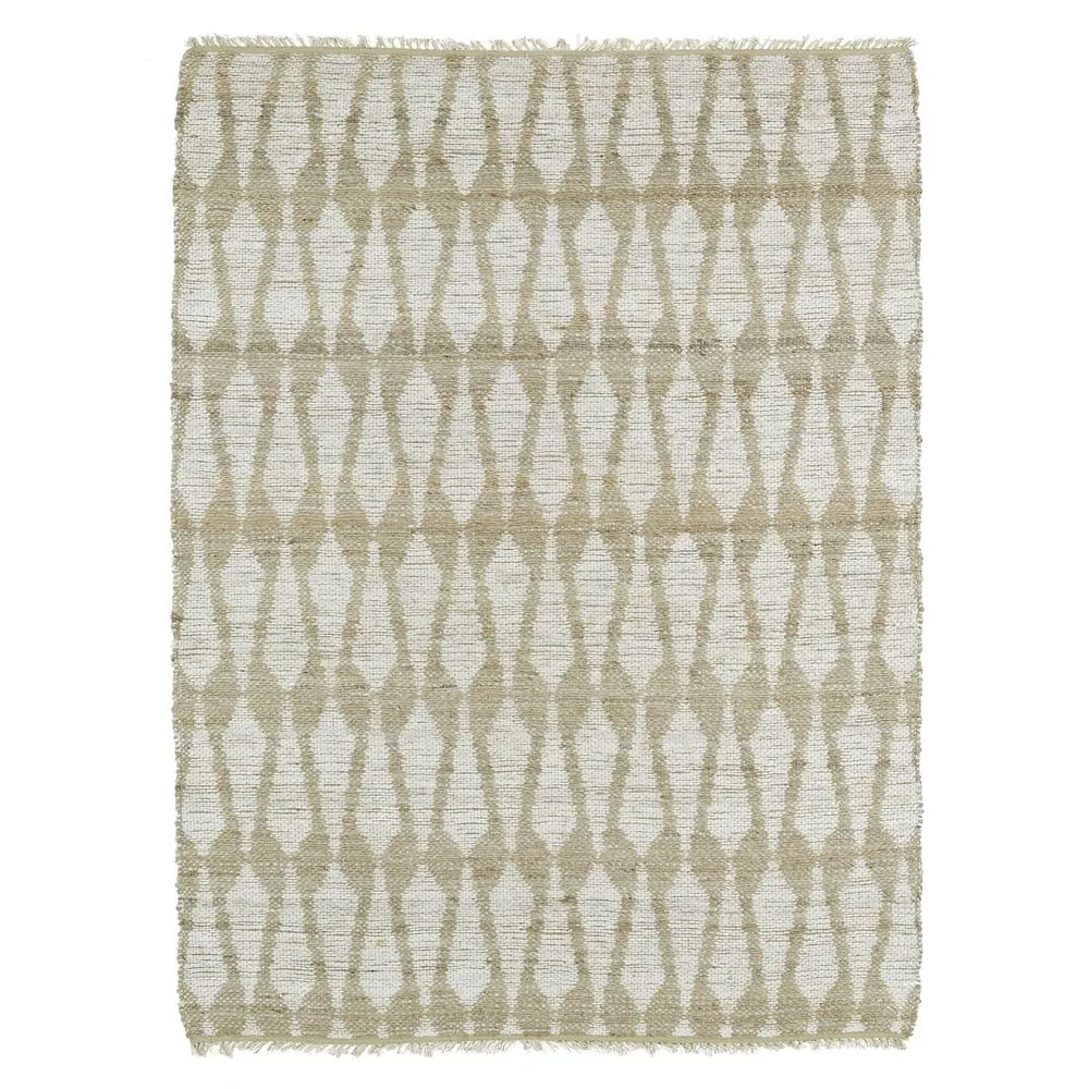 Handmade Natural Fiber Canyon Ivory Rug (8' x 11') - 8' x 11'