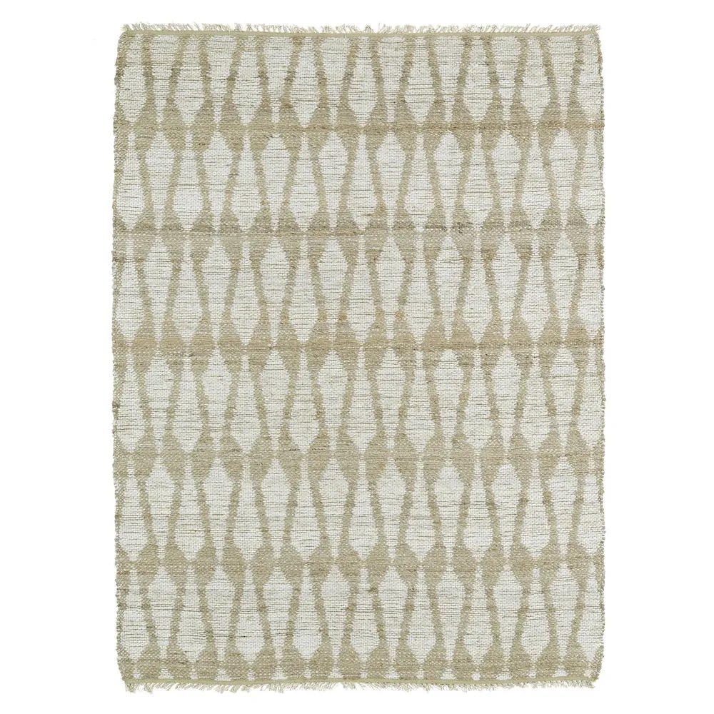 Handmade Natural Fiber Canyon Ivory Rug (8' x 11') - 8' x 11'