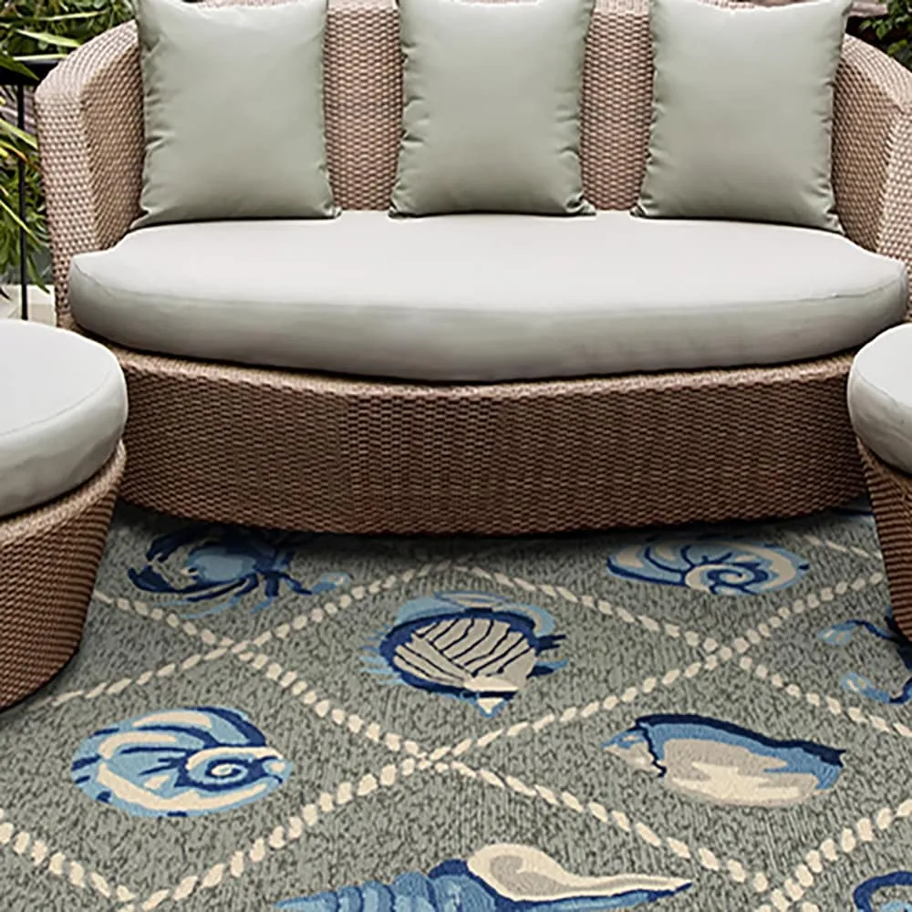 Handmade Nautical Seaside Outdoor Area Rug by Havenside Home