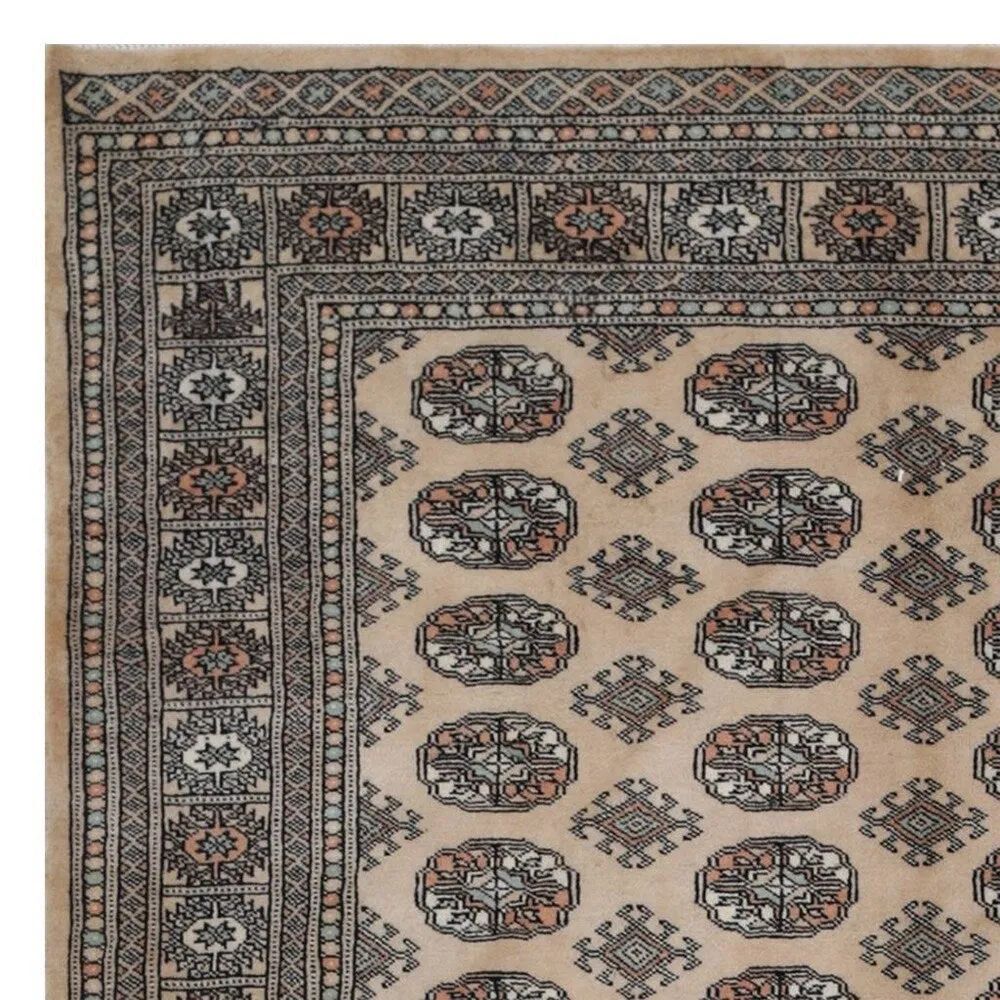 Handmade One-of-a-Kind Bokhara Wool Rug 5'1 x 8' - 5'1 x 8'