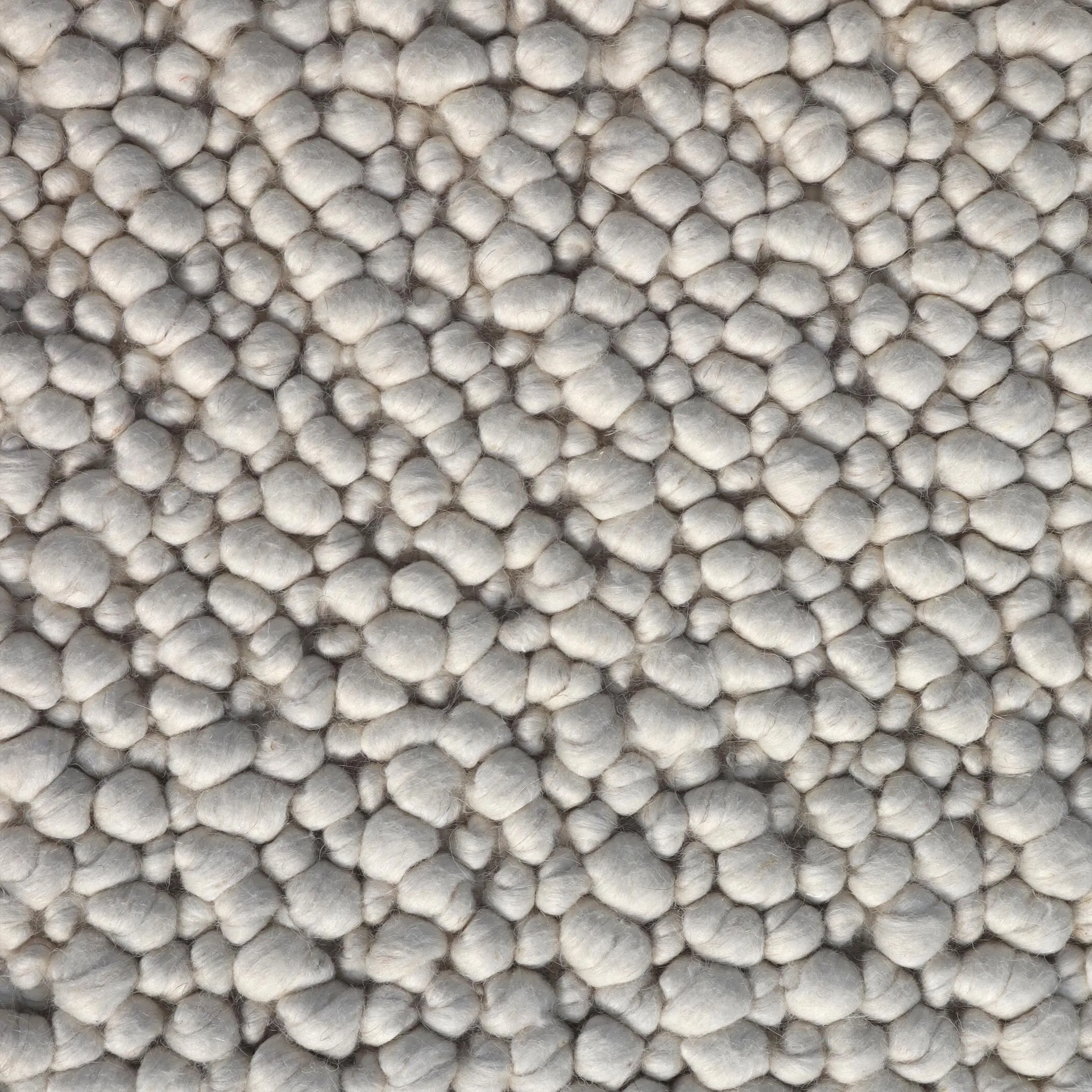 Handmade Wool Rug Pitloom Ivory Contemporary For Living Room & Bedroom