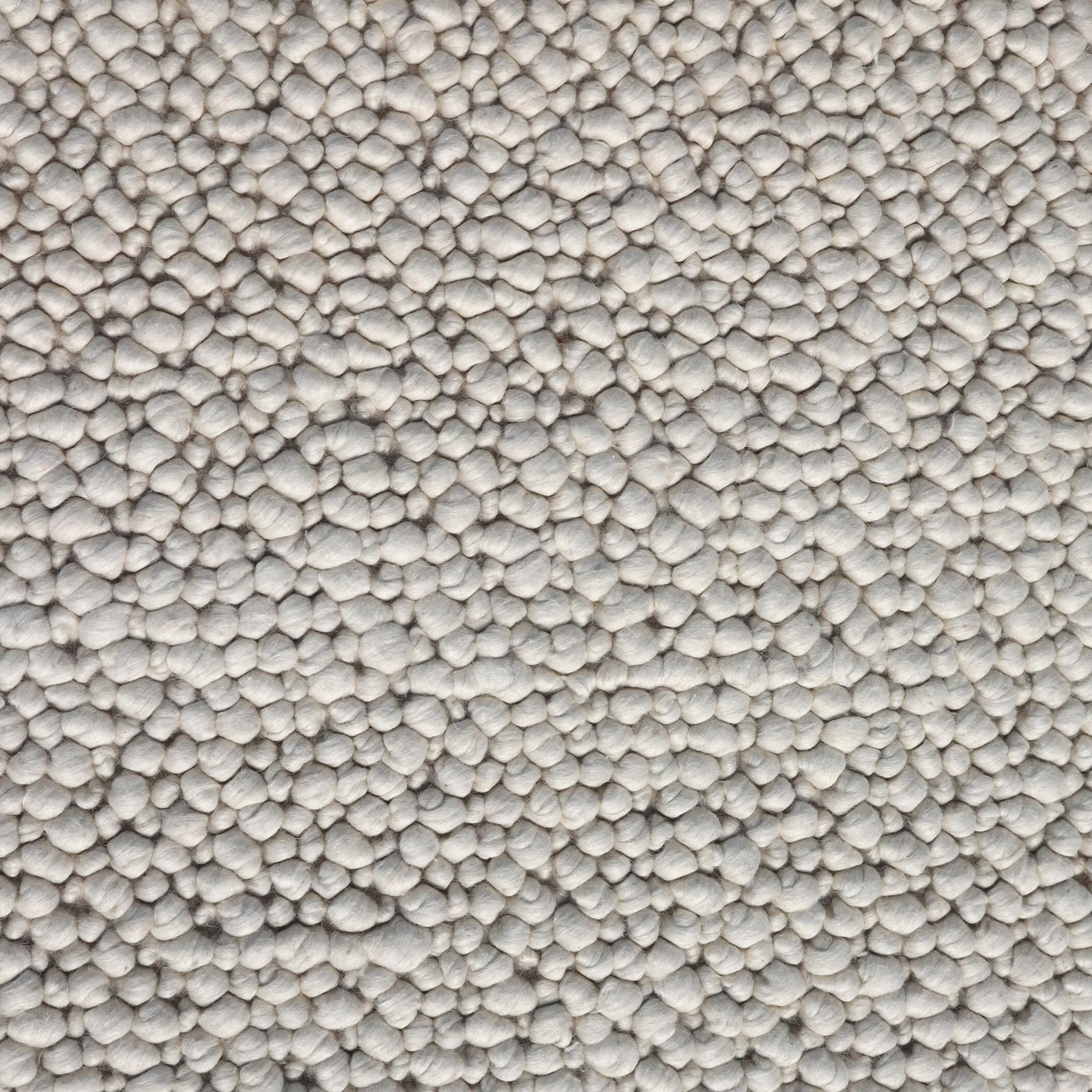 Handmade Wool Rug Pitloom Ivory Contemporary For Living Room & Bedroom