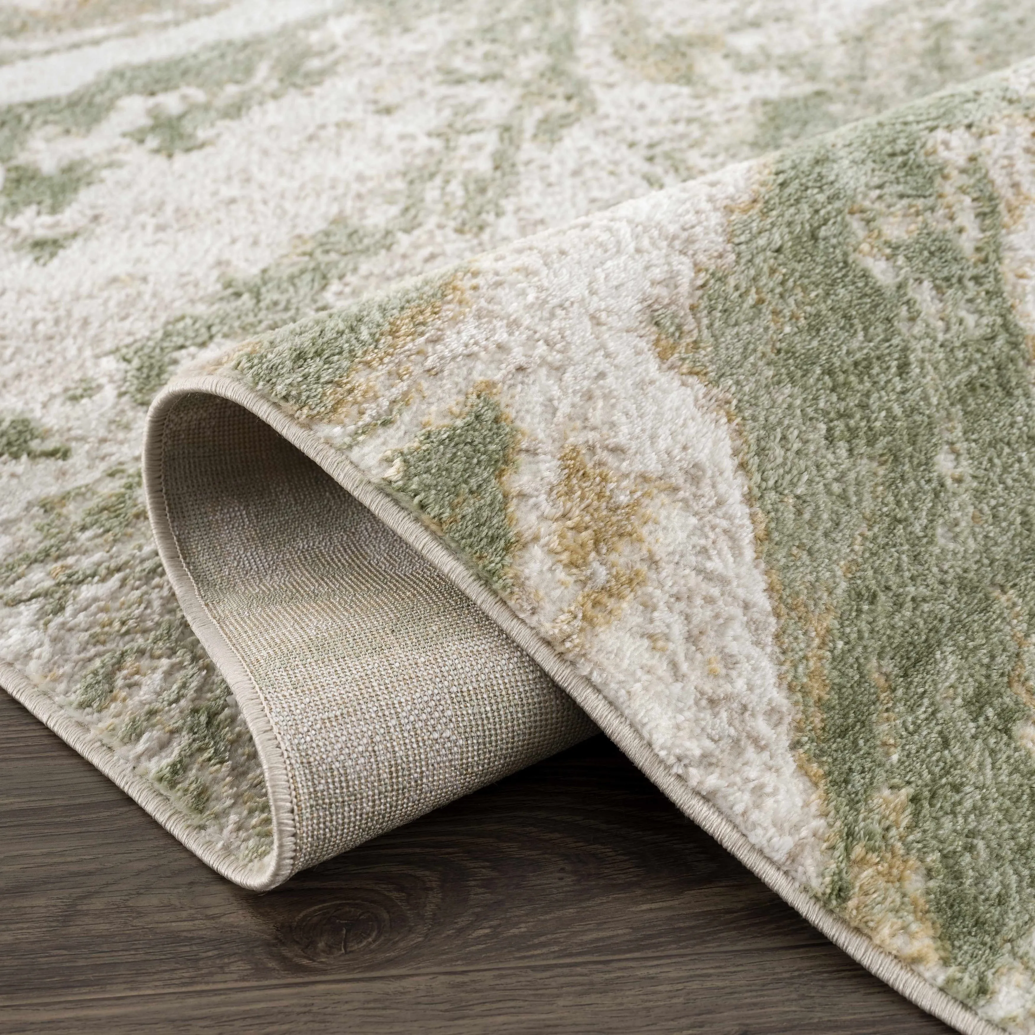 Hauteloom Liverpool Living Room. Bedroom Area Rug - Contemporary - Charcoal.Light Blue.Light Gray - 9'2 x 12'