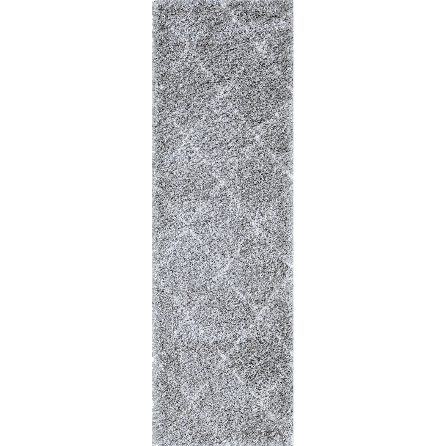 Heartfelt Shag Modern & Contemporary Diamond Indoor Area Rug