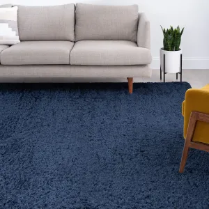 Heartfelt Shag Modern & Contemporary Solid Color Indoor Area Rug