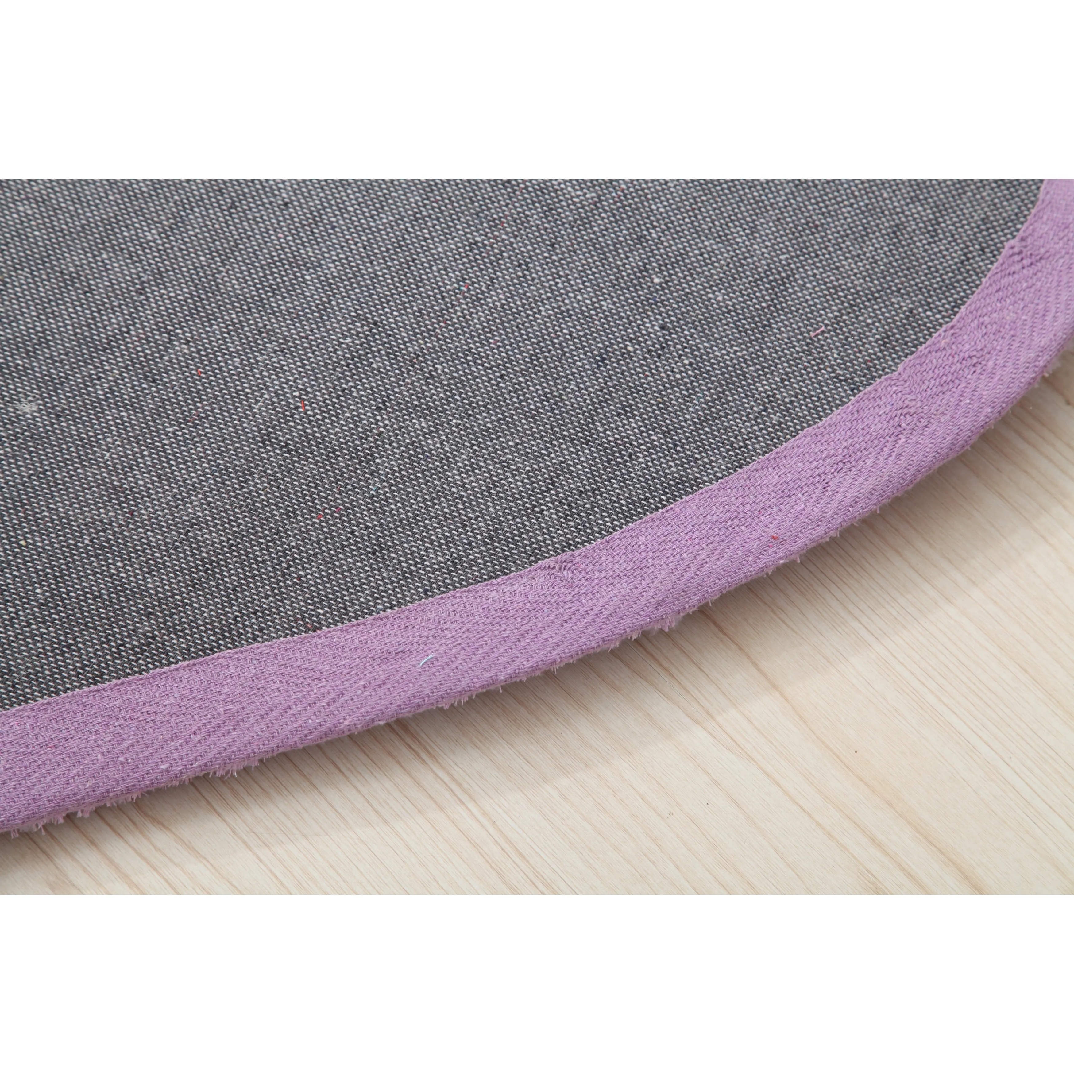 Hearts Collection Hand Woven Shag Area Rug - 24 x 24