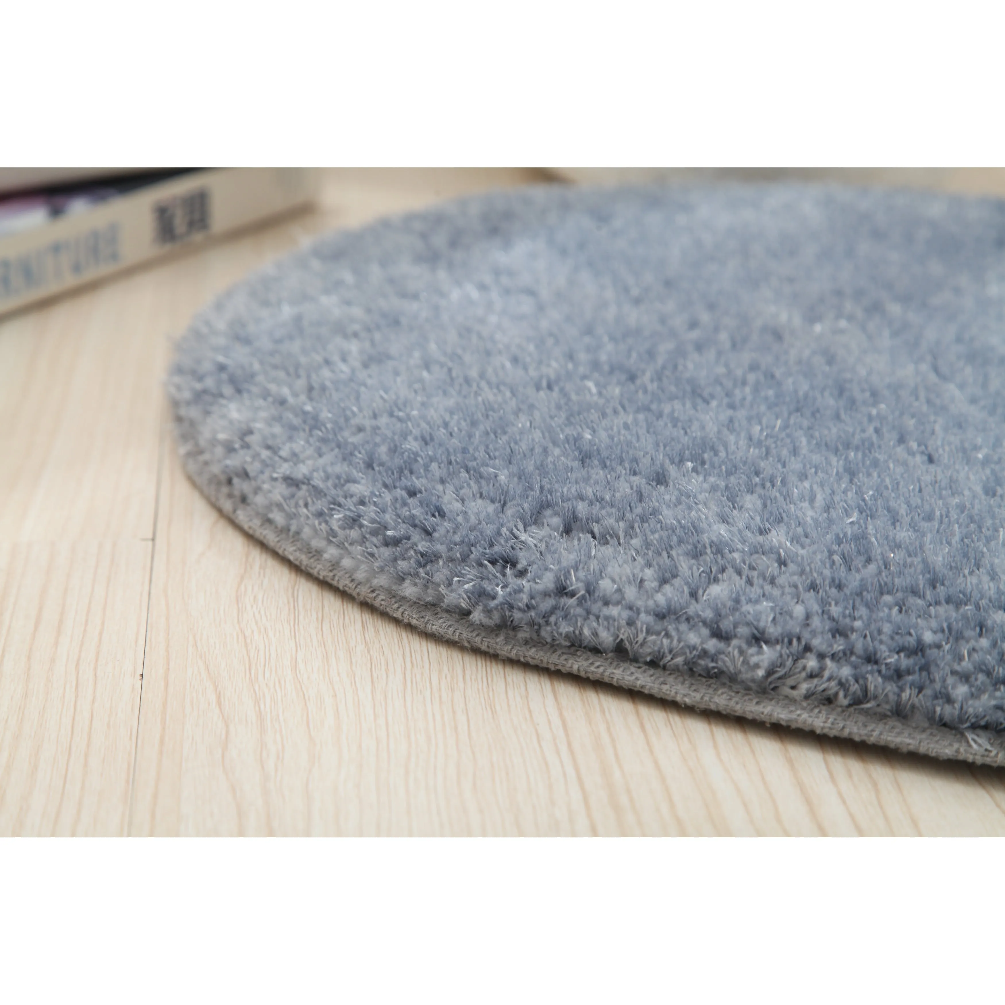 Hearts Collection Hand Woven Shag Area Rug - 24 x 24