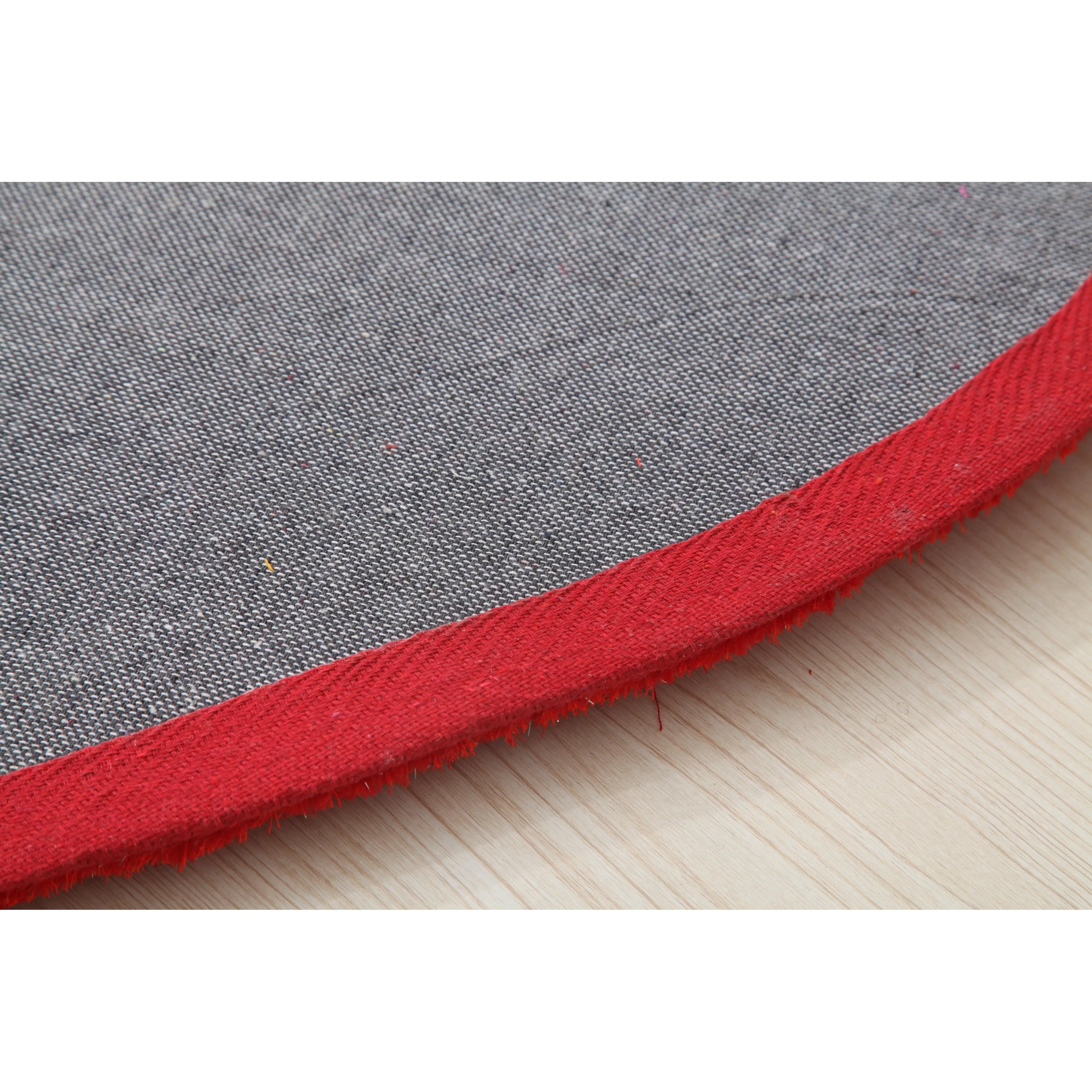 Hearts Collection Hand Woven Shag Area Rug - 24 x 24