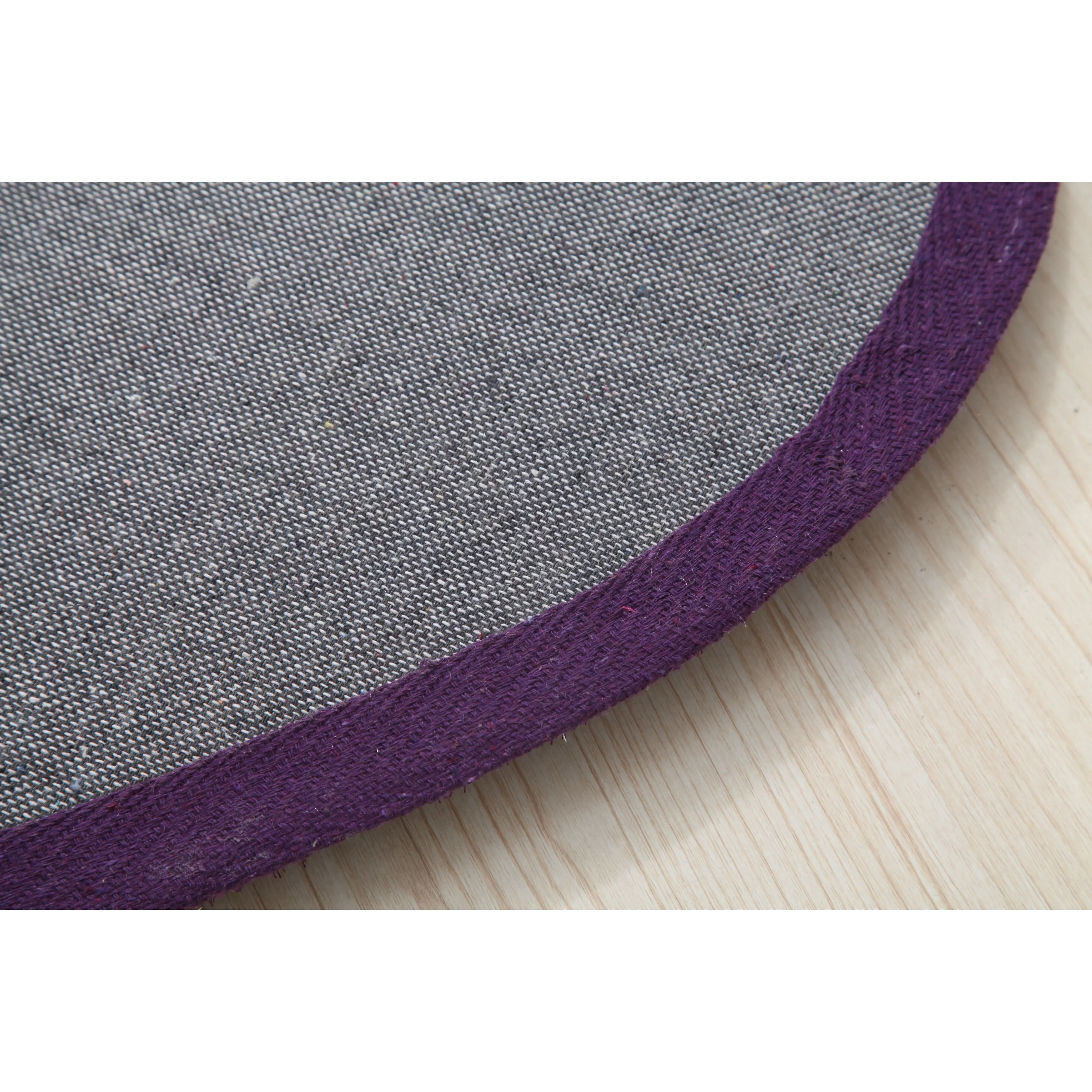Hearts Collection Hand Woven Shag Area Rug - 24 x 24