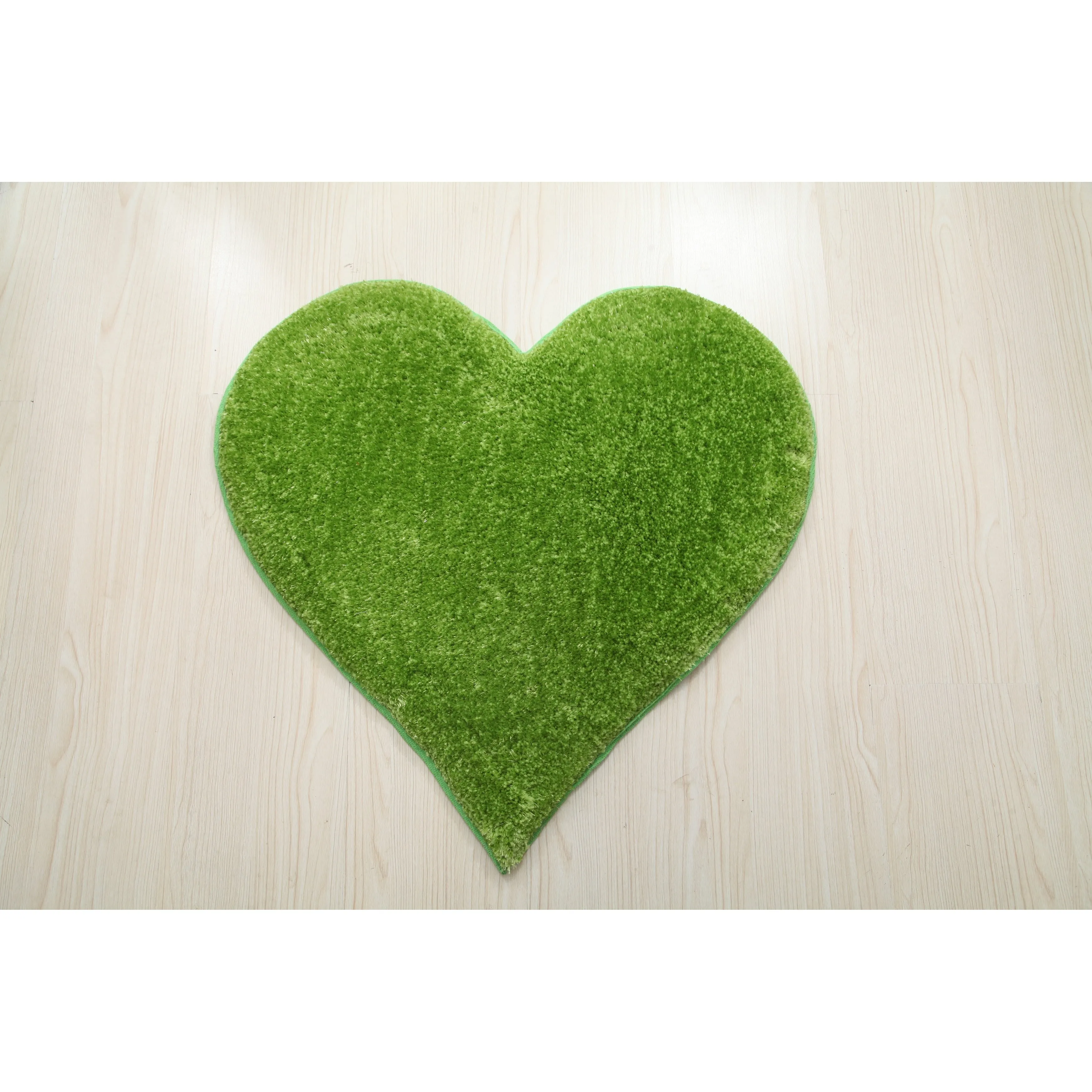 Hearts Collection Hand Woven Shag Area Rug - 24 x 24