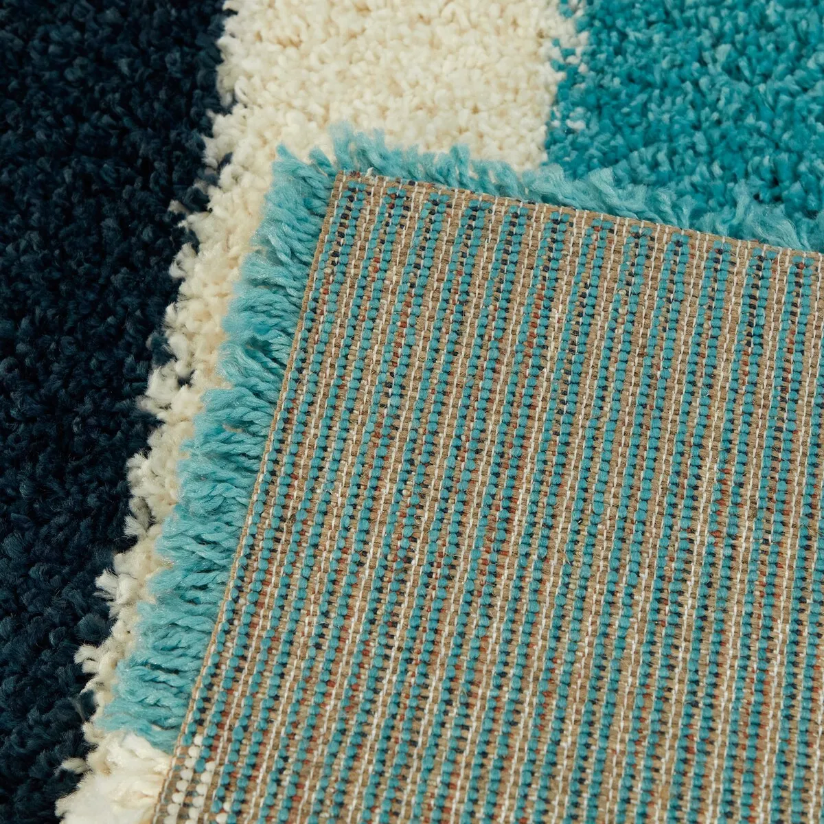 Helia Rainbow Sunrise Shag Area Rug