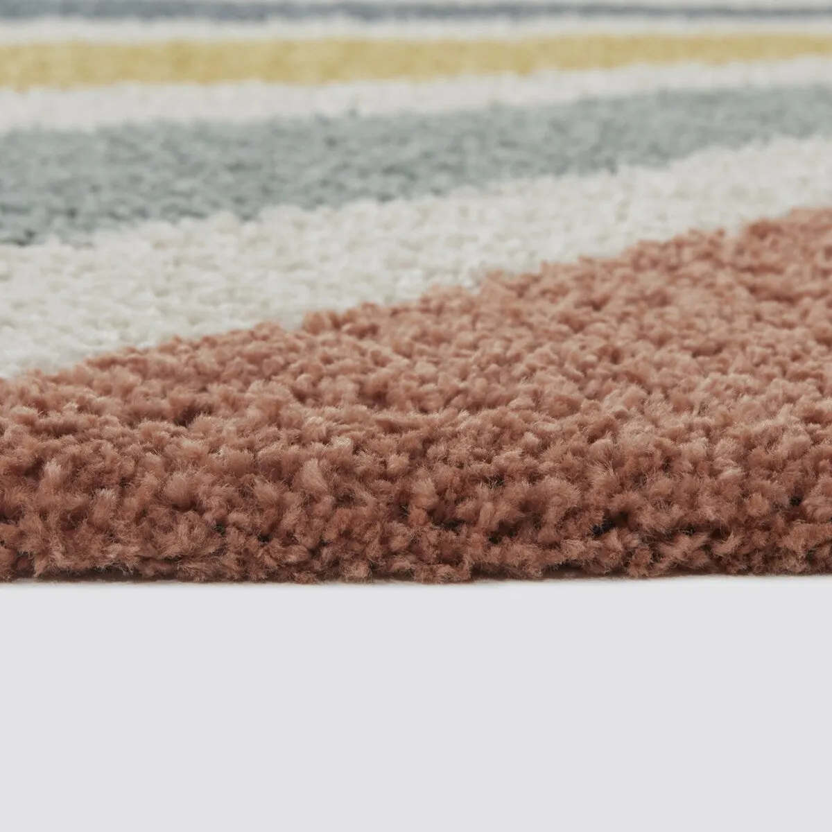 Helia Rainbow Sunrise Shag Area Rug
