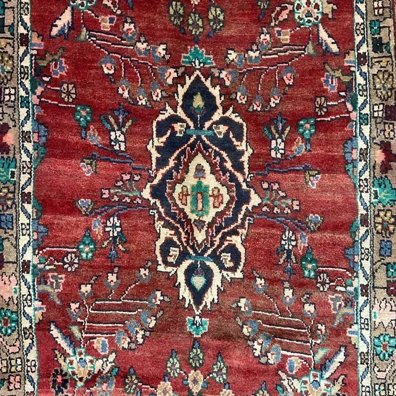 HERAT ORIENTAL Hand-knotted Persian Lilihan Wool Runner - 3'3 x 11'4