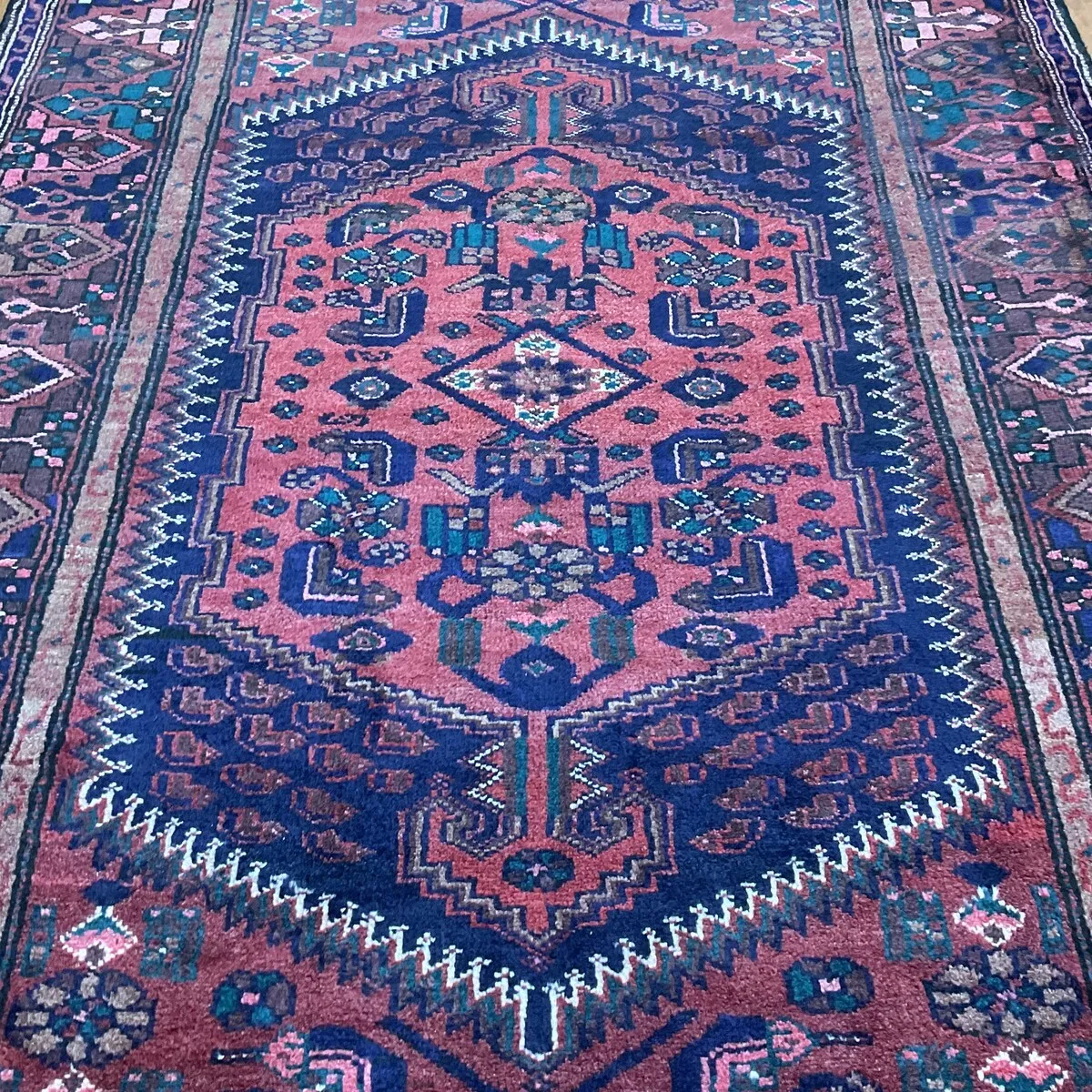 HERAT ORIENTAL Hand-knotted Tribal Hamadan Wool Rug - 4'8 x 7'8