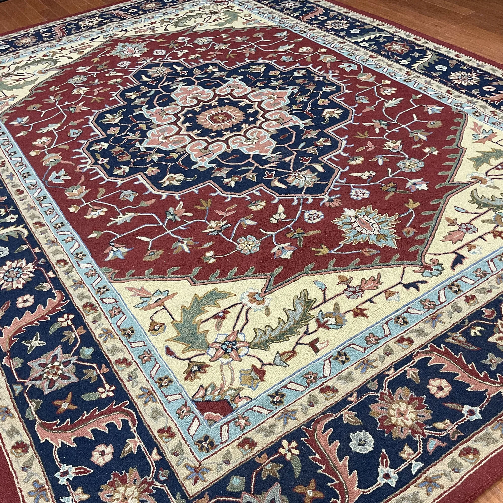 HERAT ORIENTAL Handmade Heriz Wool Rug - 8' x 11'