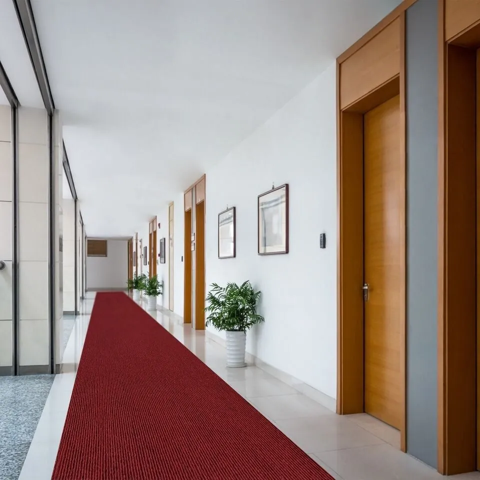 High-Quality Indoor/Outdoor Custom Size Carpet Runner Rug with Non-Slip PVC Backing 36'' wide x your choice of lenght