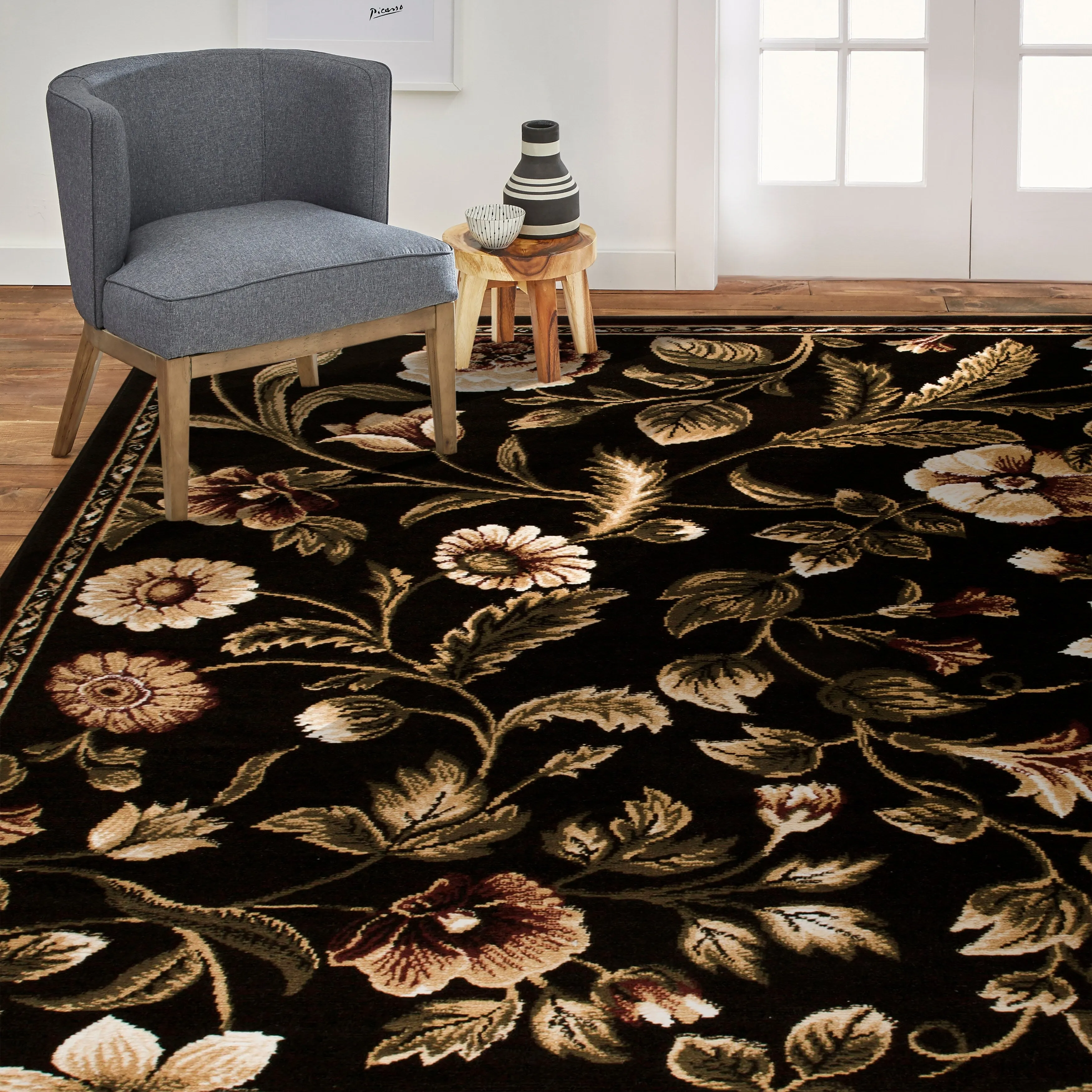 HOME DYNAMIX Optimum Amell Traditional Floral Runner Area Rug
