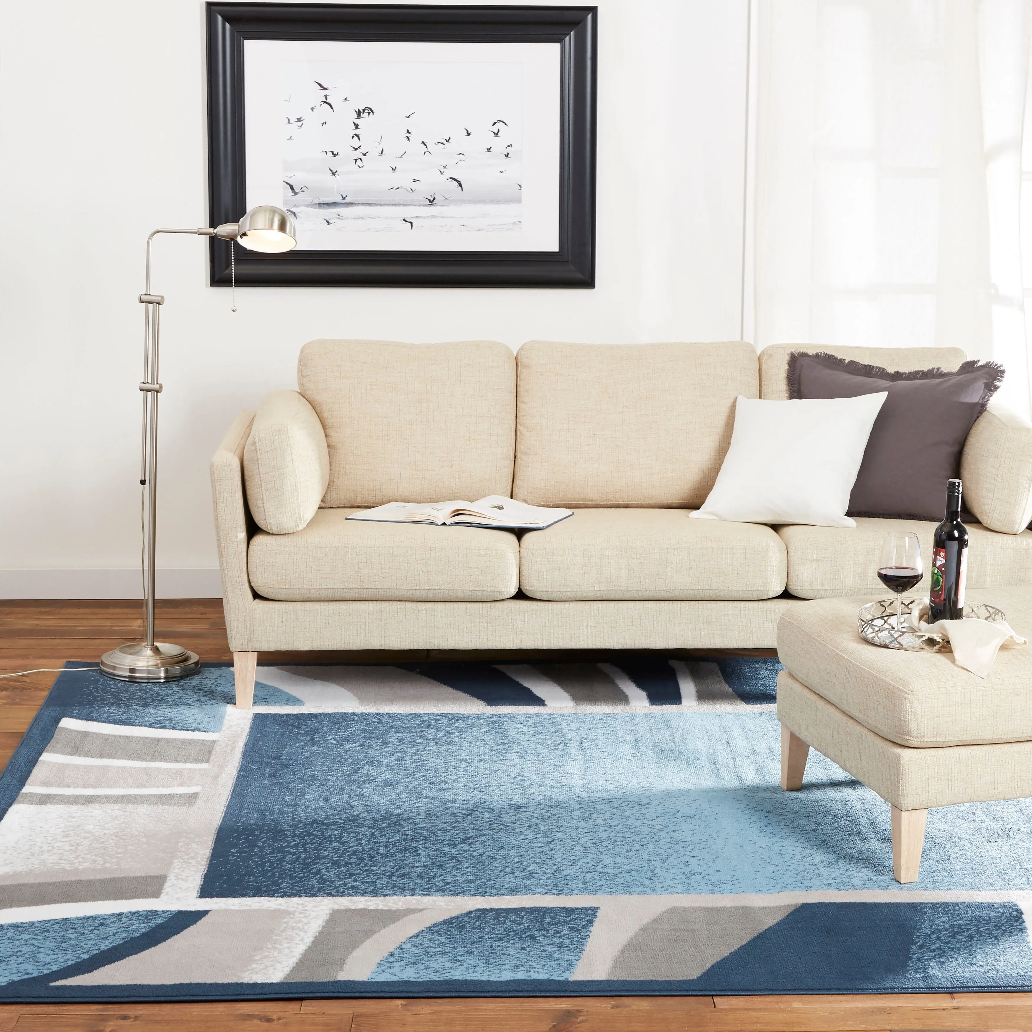 Home Dynamix Premium Rizzy Contemporary Border Area Rug