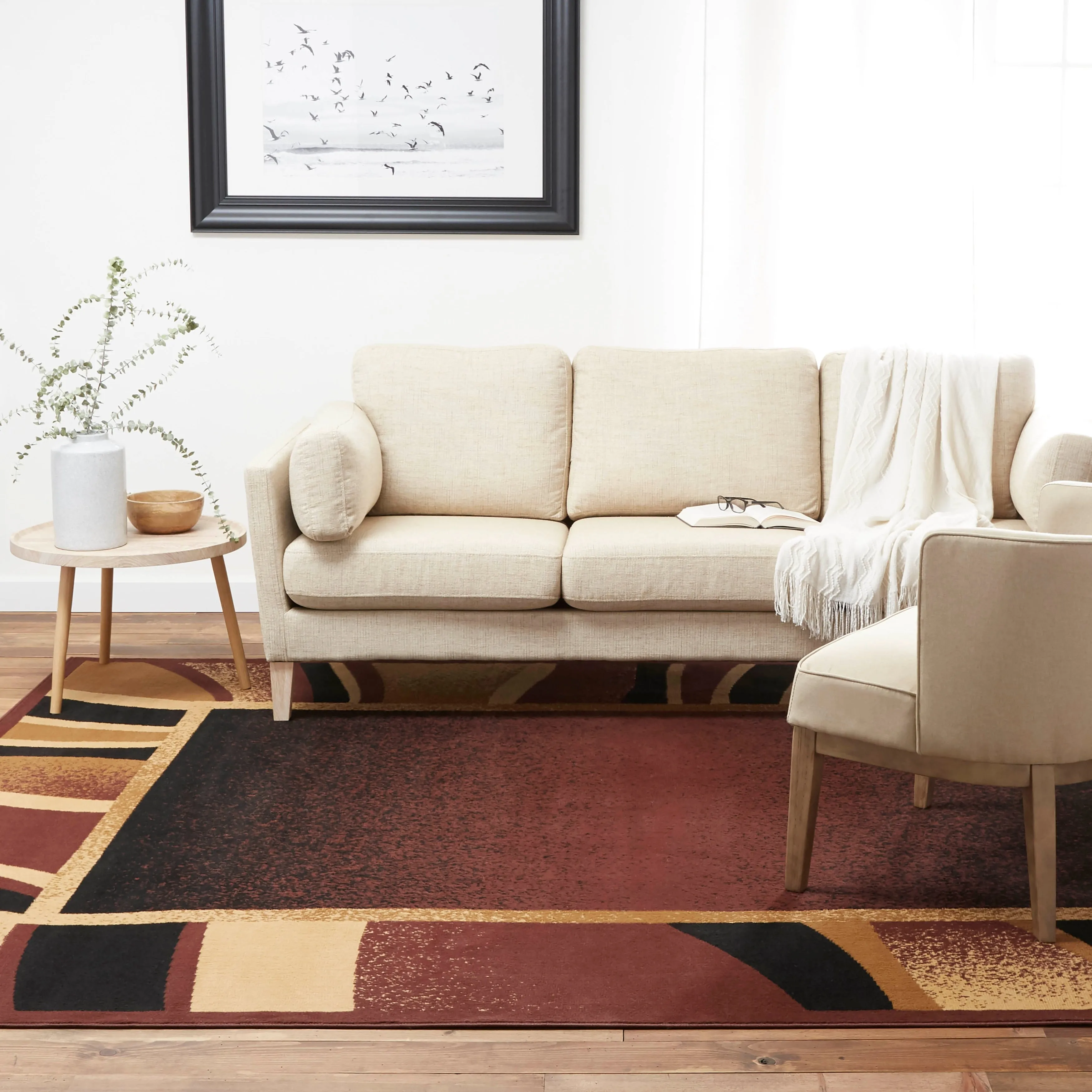 Home Dynamix Premium Rizzy Contemporary Border Area Rug