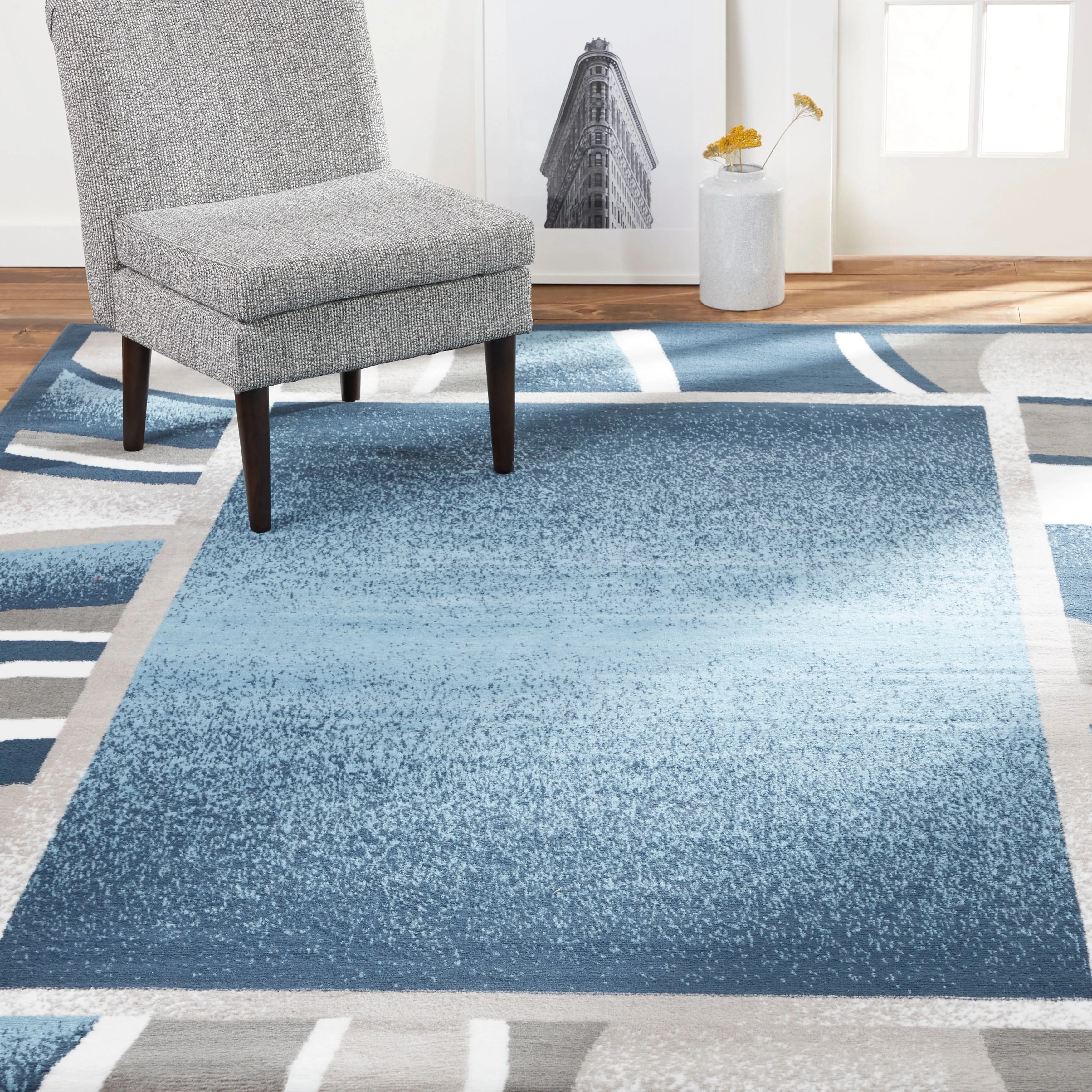Home Dynamix Premium Rizzy Contemporary Border Area Rug