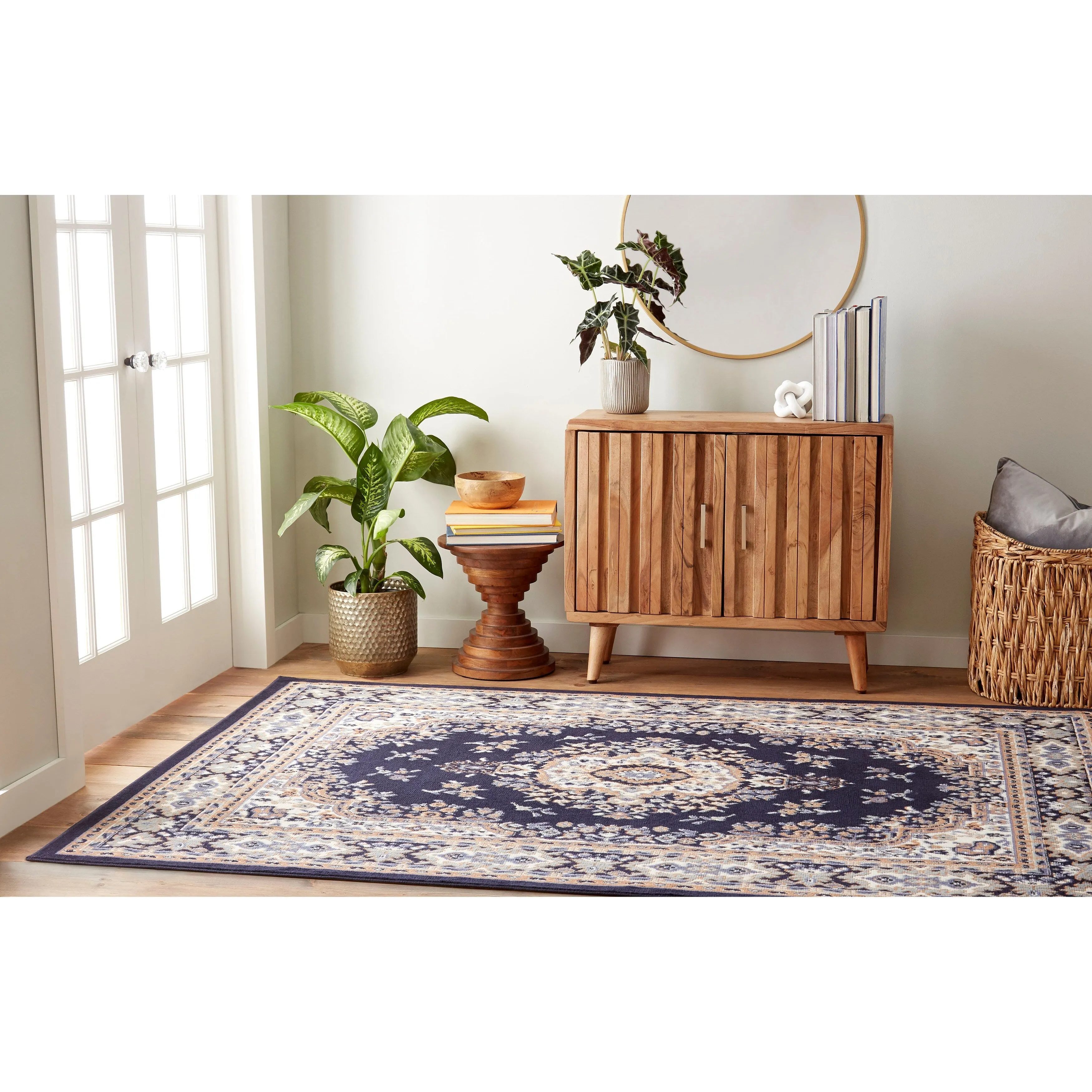HOME DYNAMIX Premium Sakarya Traditional Medallion Area Rug