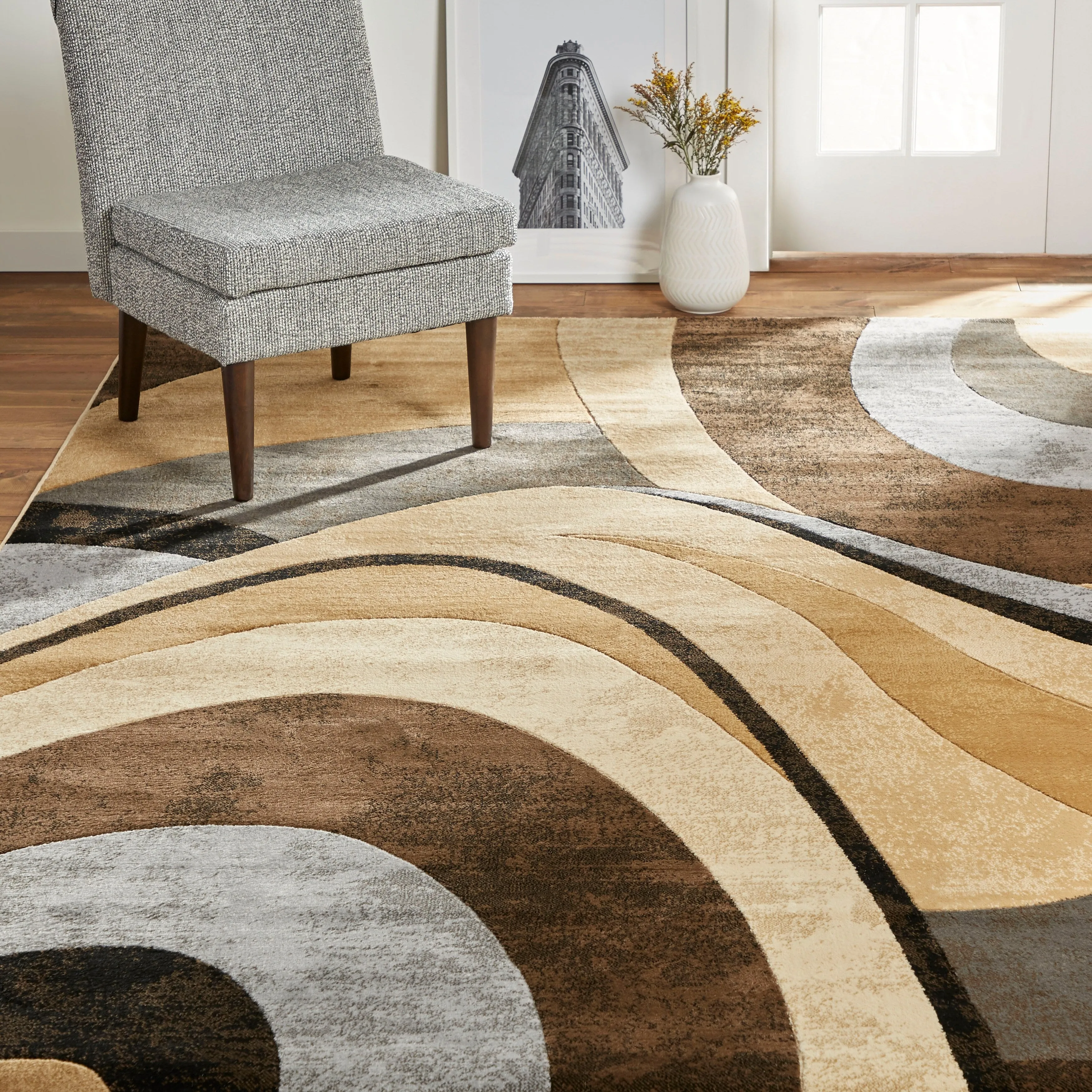 HOME DYNAMIX Tribeca Slade Contemporary Abstract Area Rug