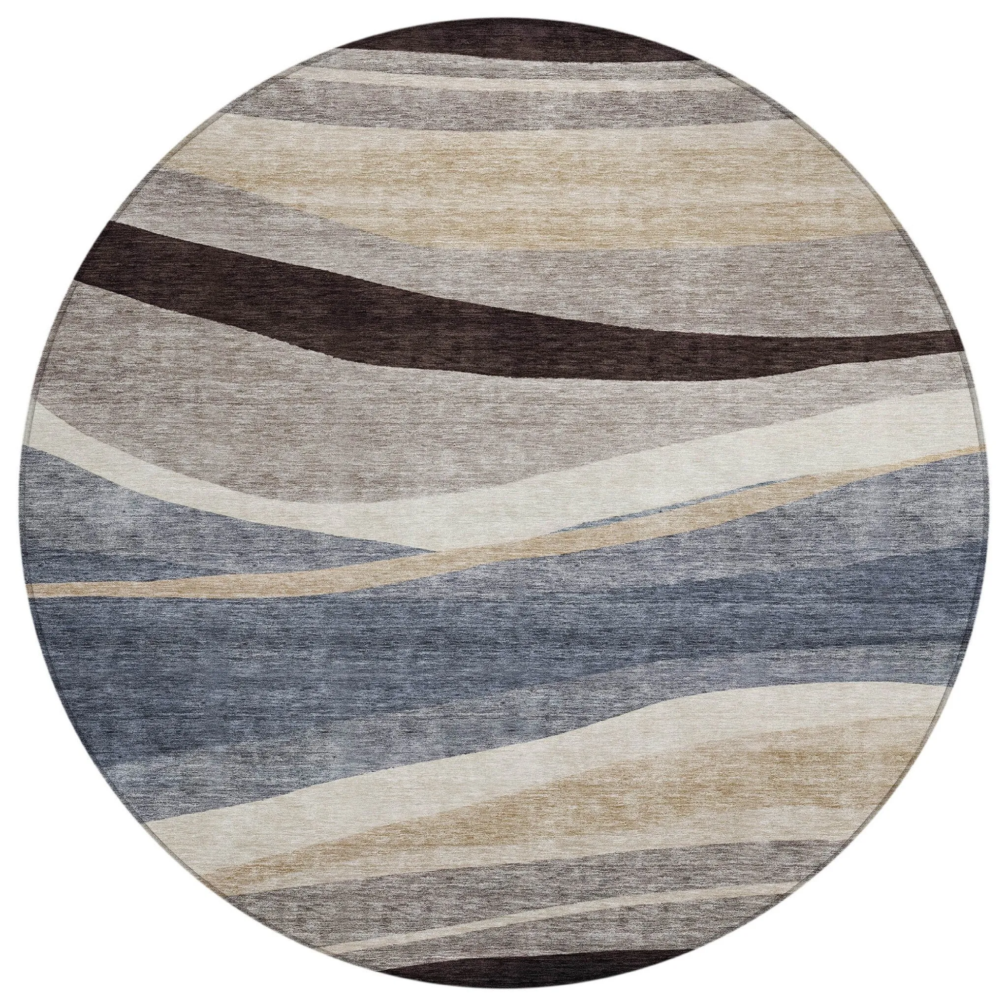 HomeRoots Abstract Transitional Rectangle Outdoor Rug