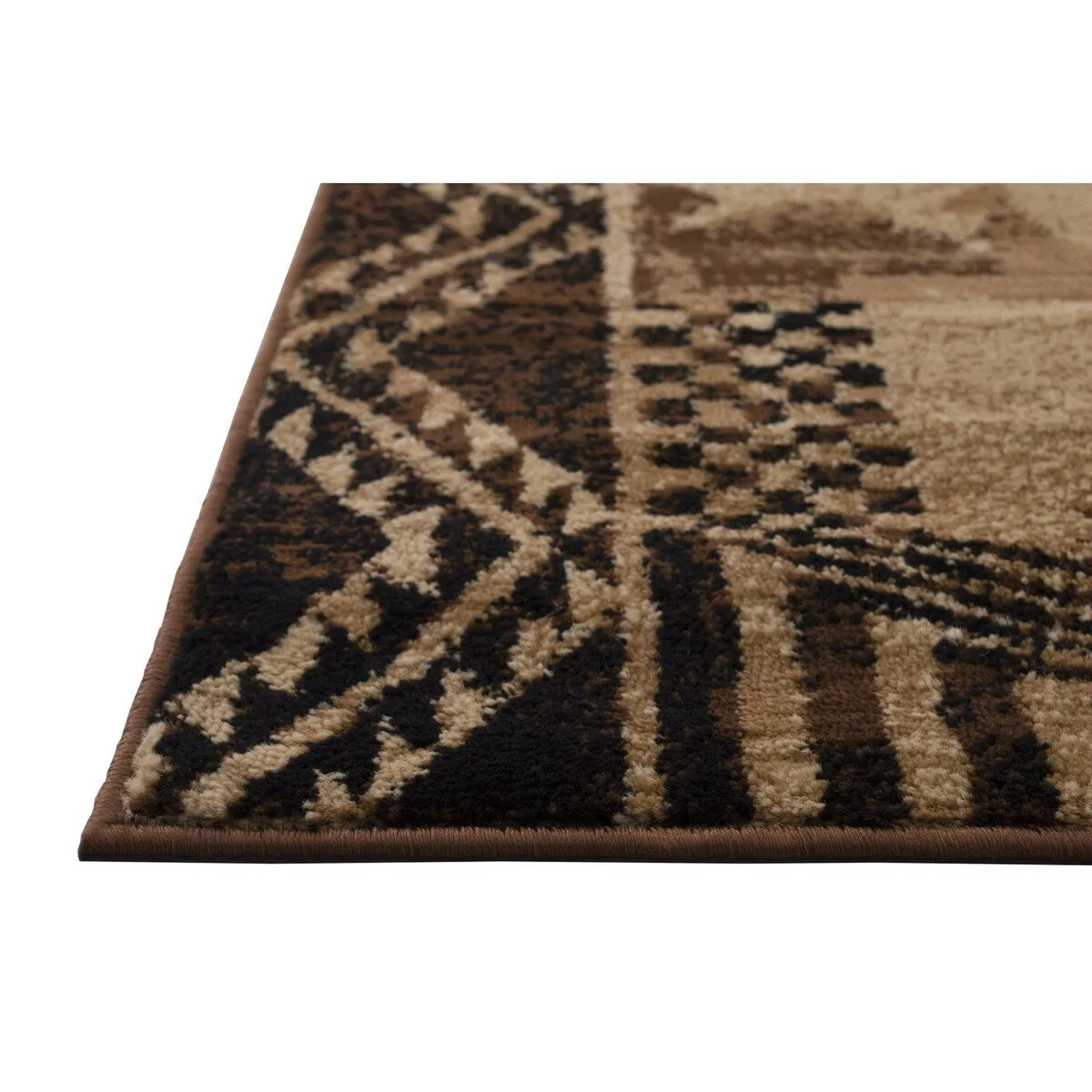 HR Lodge Cabin Nature and Animals Nature Pattern Cabin Rug