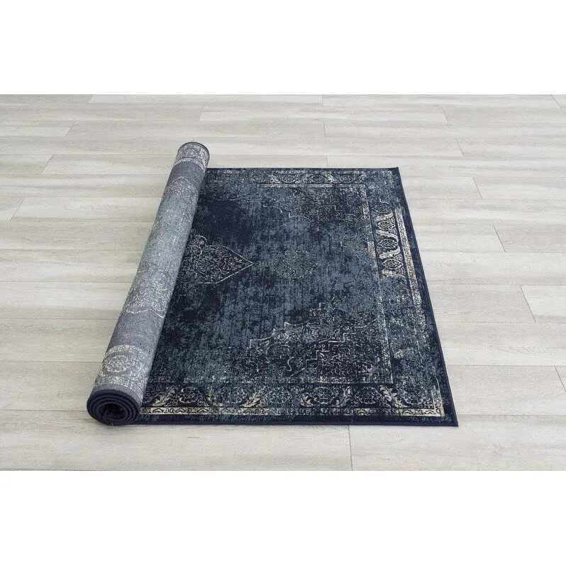 HR Oriental Distressed Modern Vintage Design Abstract Tradition Rugs
