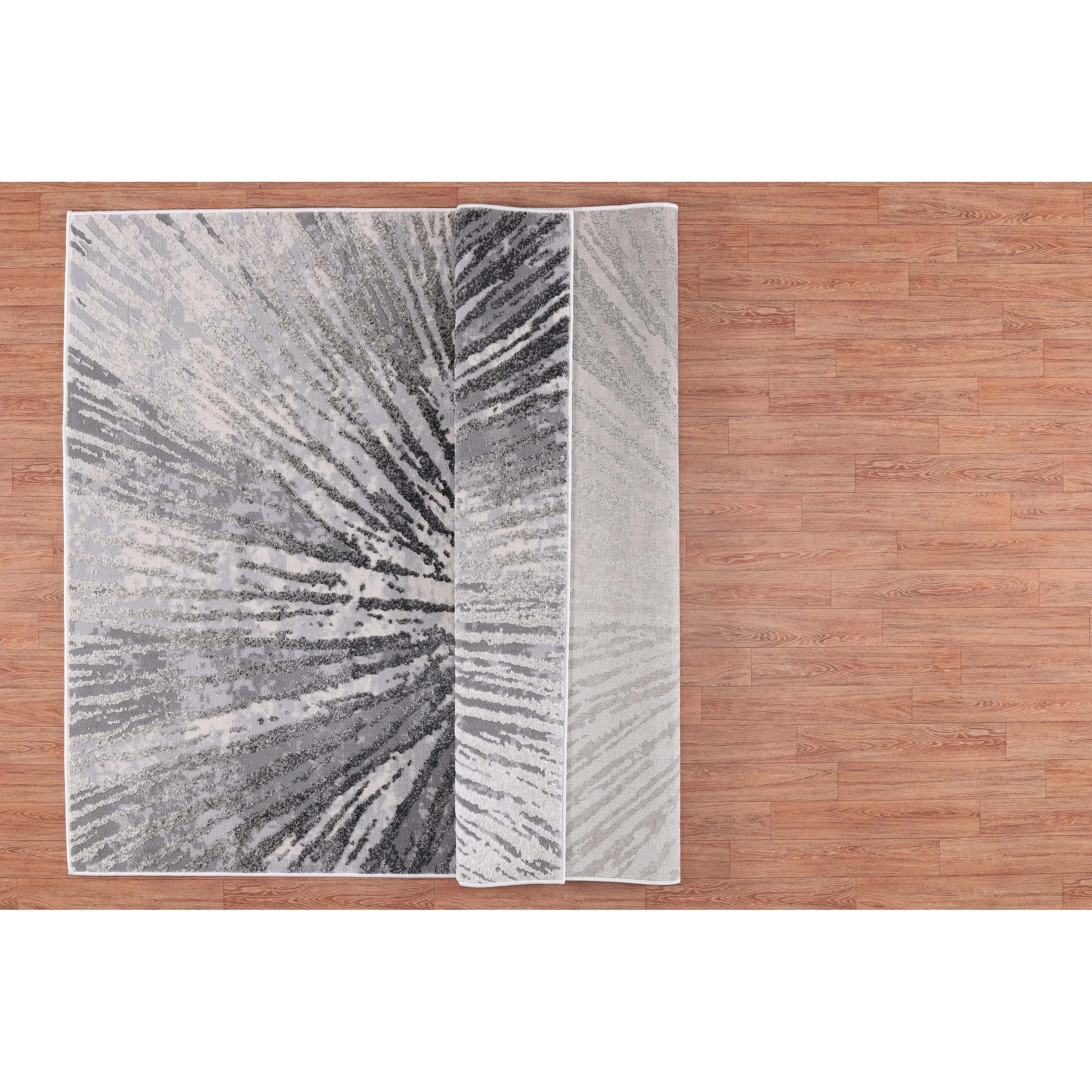 Ilios Collection Abstract Starburst Rug