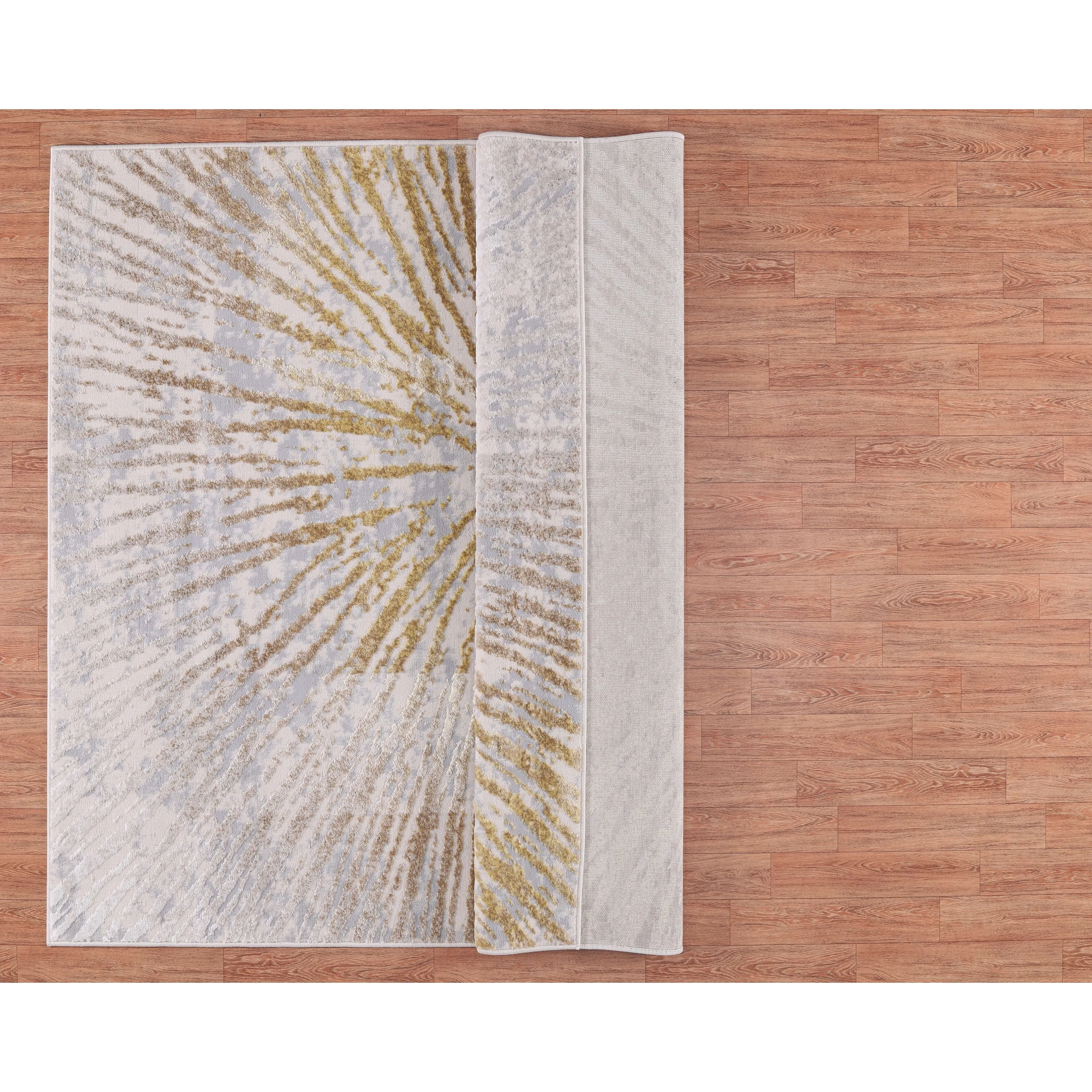 Ilios Collection Abstract Starburst Rug