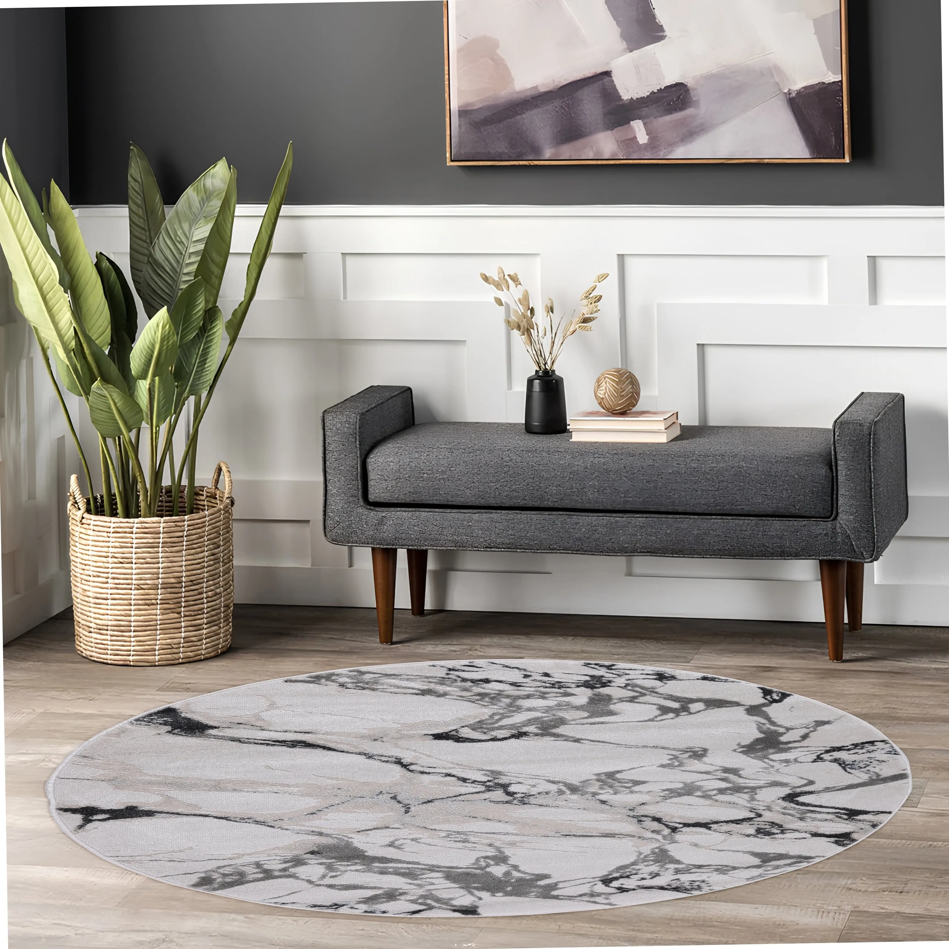 Ilios Collection Abstract Textured Rug