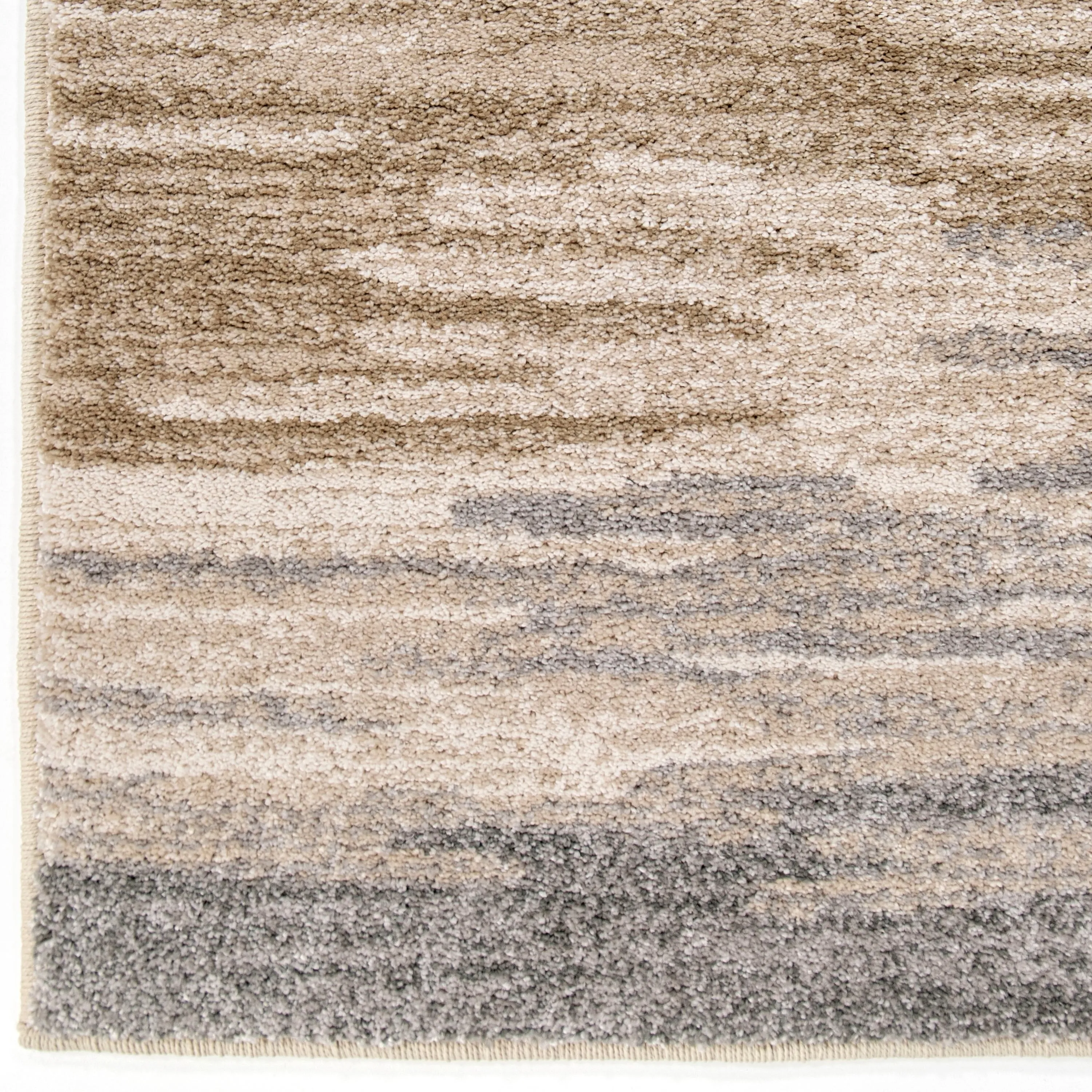 Ironstone Tehachapi Bay Beige Abstract Stain Resistant Indoor Area Rug