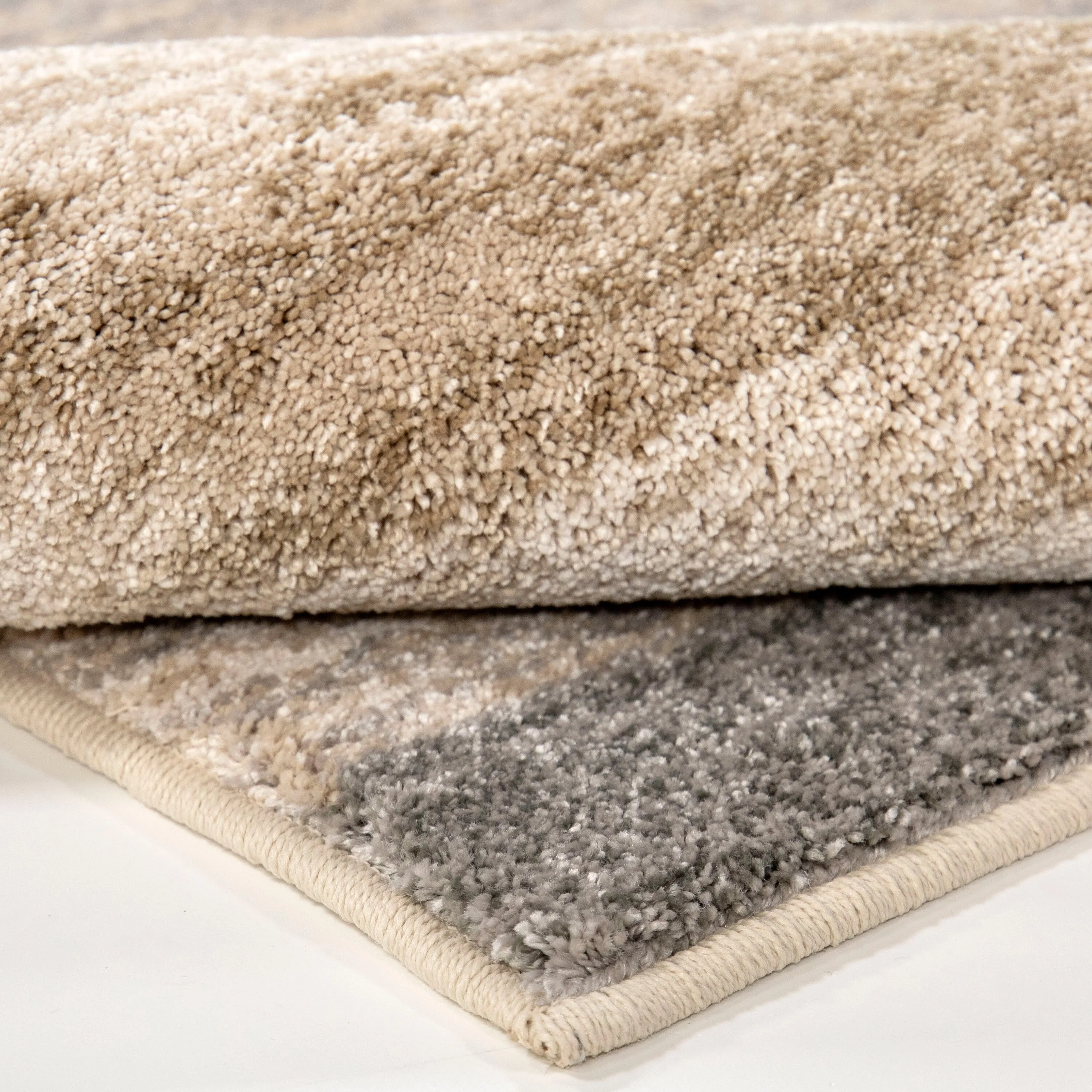 Ironstone Tehachapi Bay Beige Abstract Stain Resistant Indoor Area Rug