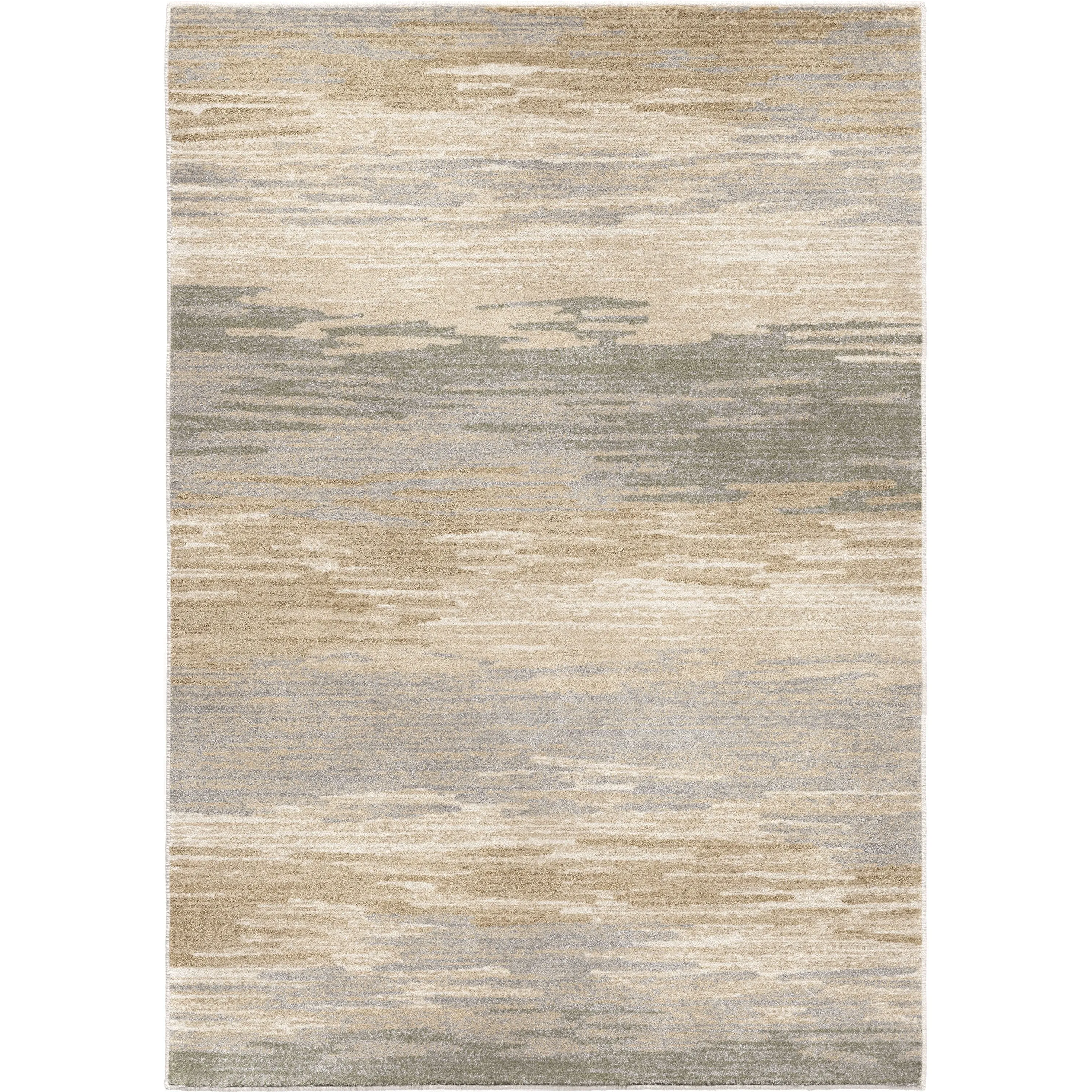 Ironstone Tehachapi Bay Beige Abstract Stain Resistant Indoor Area Rug