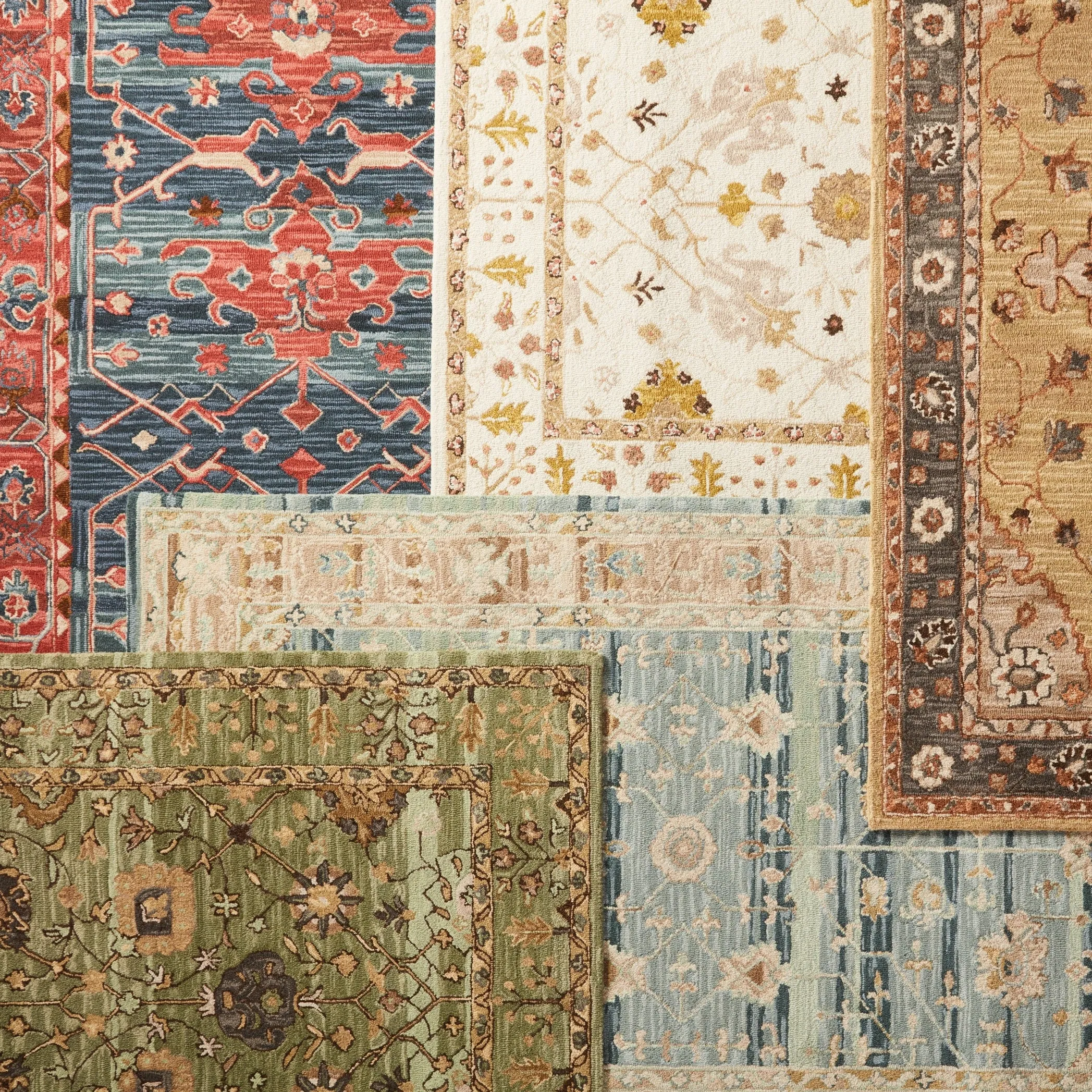 Jaipur Living Cardamom Collection Floral Medallion Wool Area Rug