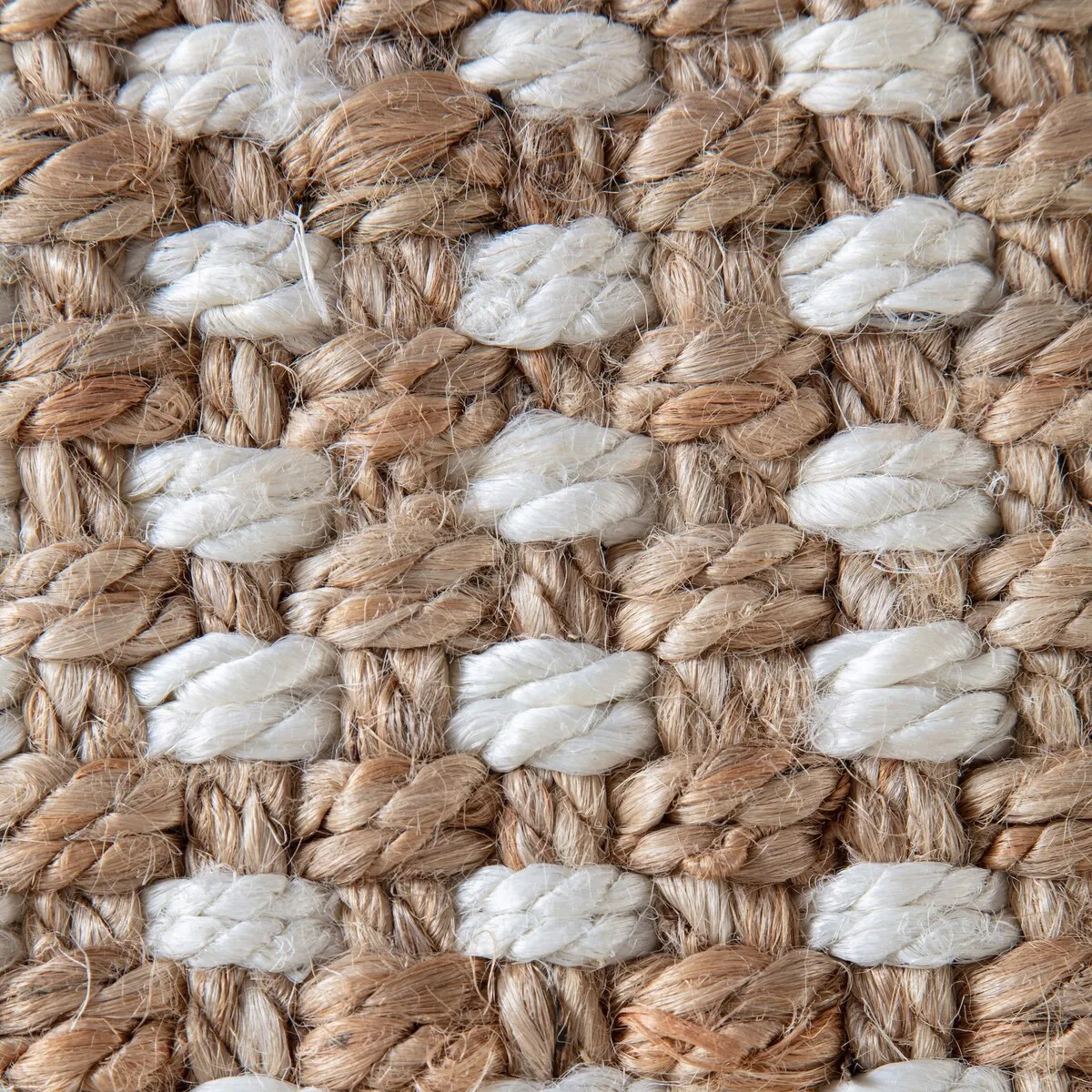 Jani Songbird Natural and Ivory Jute Area Rug - Elegant and Timeless Design