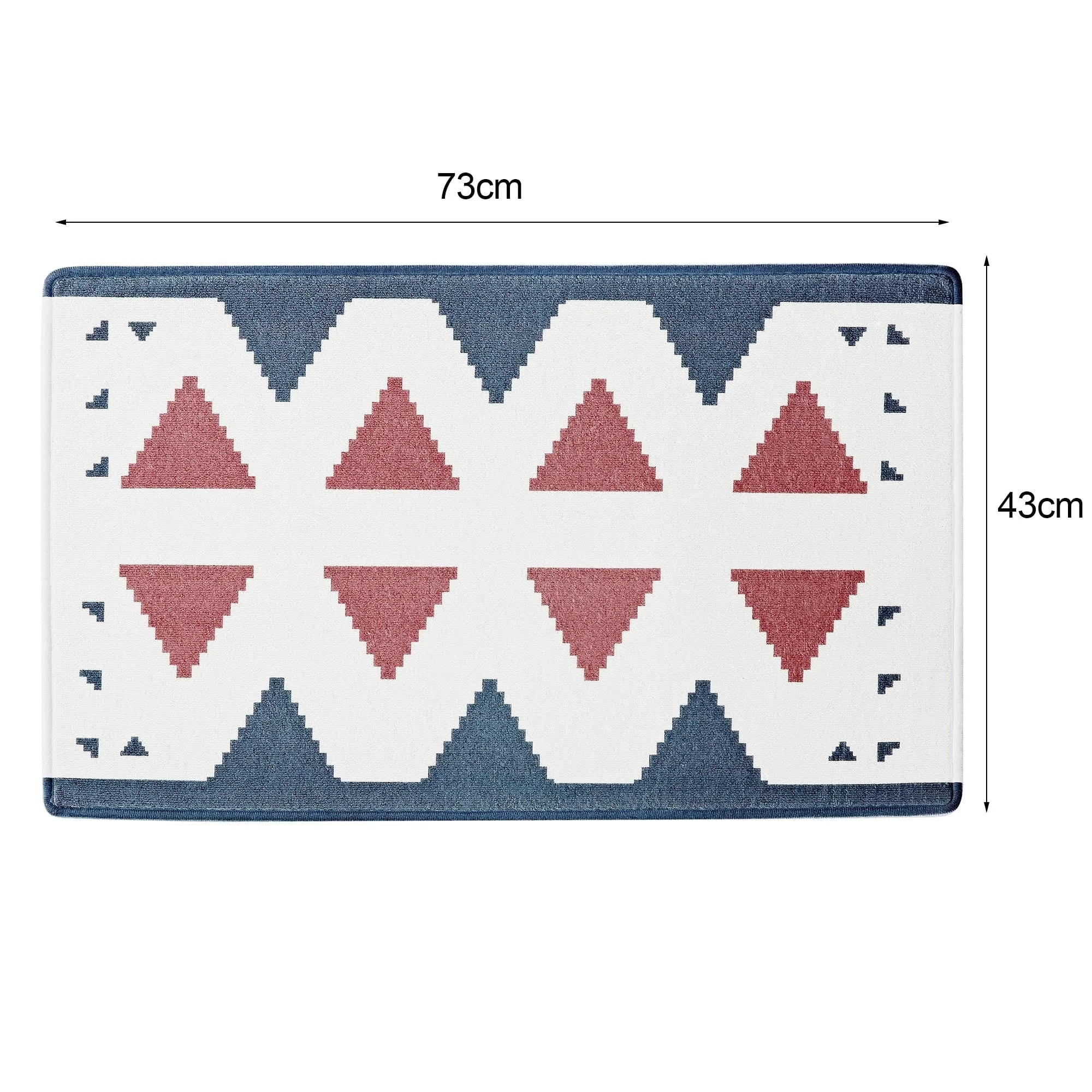 Javlergo Door Mat. Washable Indoor Outdoor Floor Doormat. 47.2 x 31.5/28.7 x 16.9